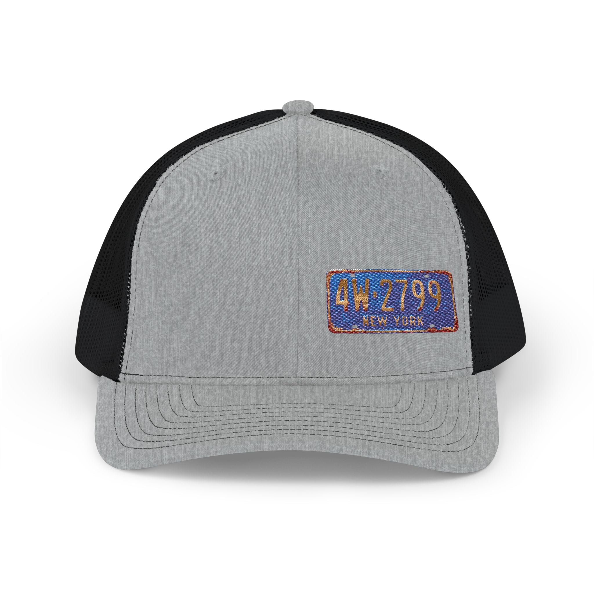 License Plate Embroidered "NEW YORK" Trucker Cap