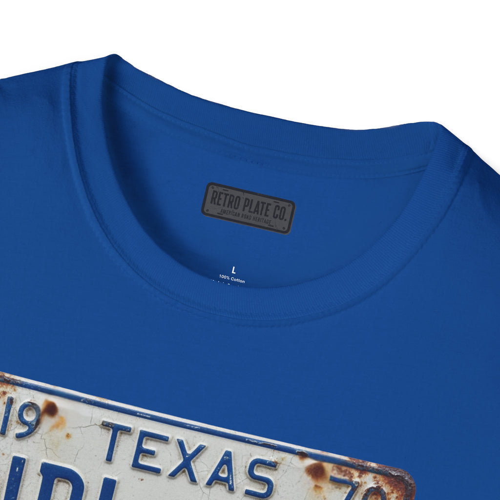 Vintage Texas License Plate T-Shirt | Retro Plate