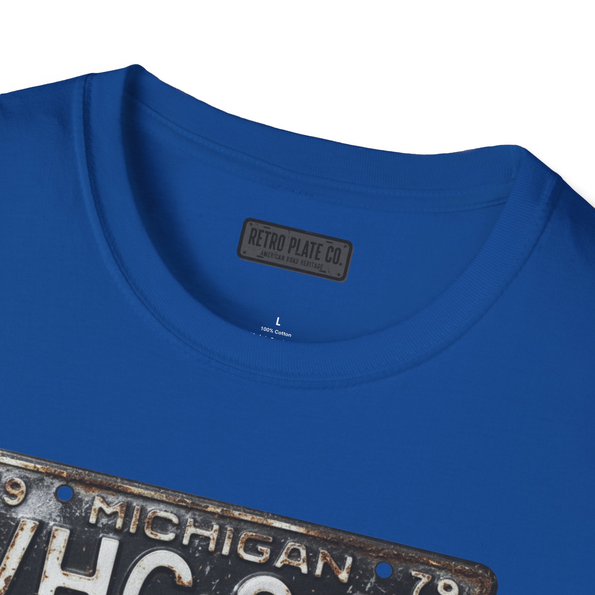 Vintage Michigan License Plate T-Shirt | Retro Plate