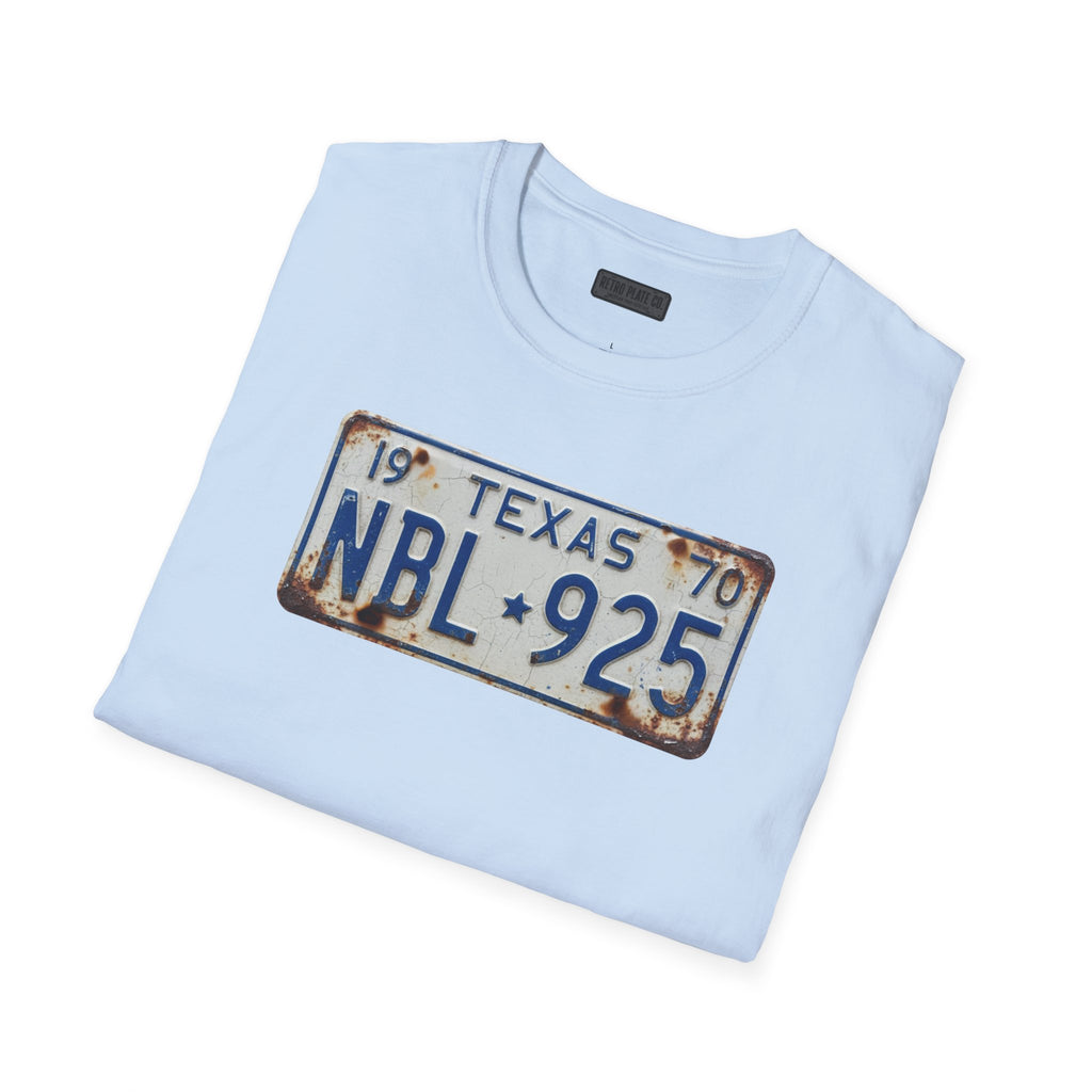 Vintage Texas License Plate T-Shirt | Retro Plate