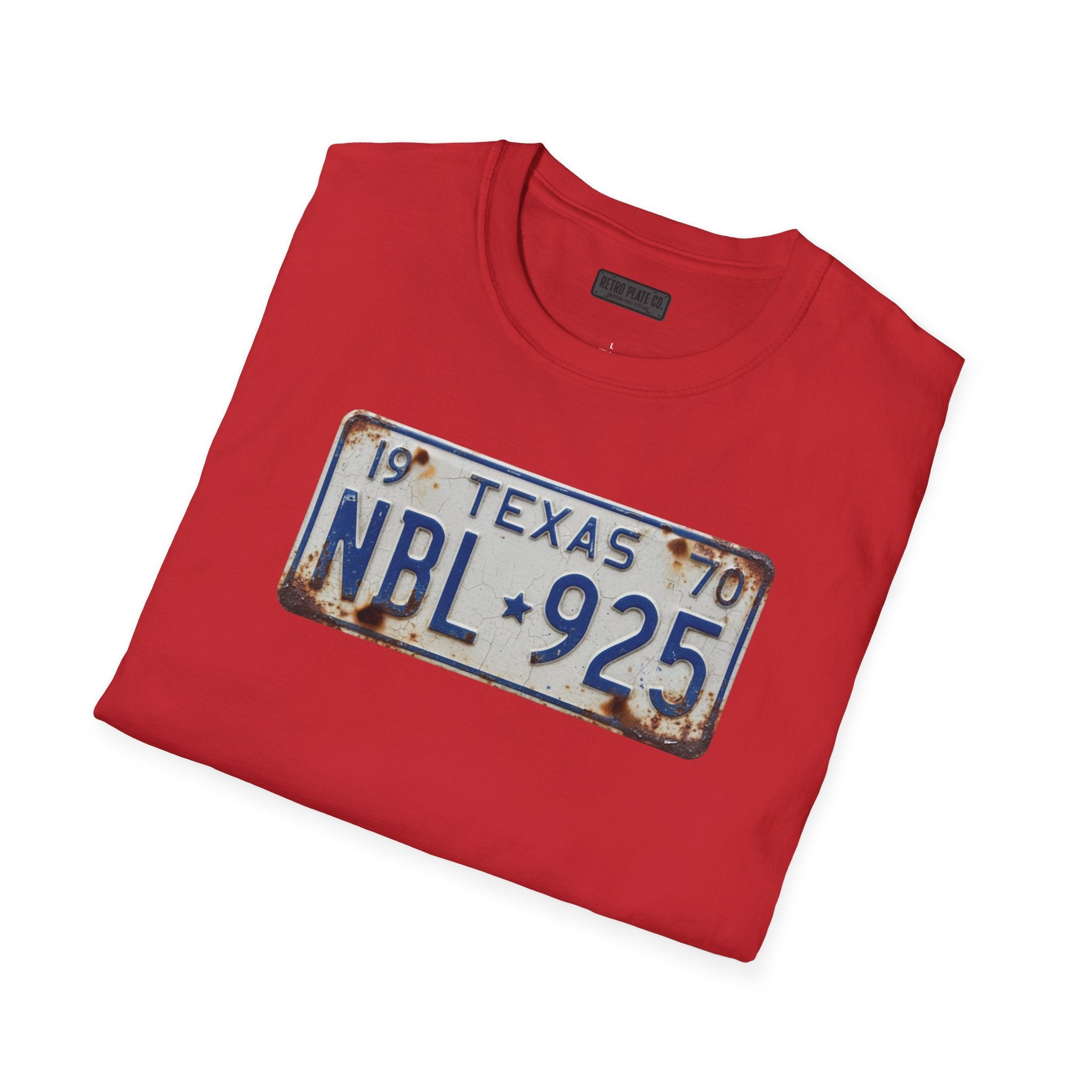 Vintage Texas License Plate T-Shirt | Retro Plate