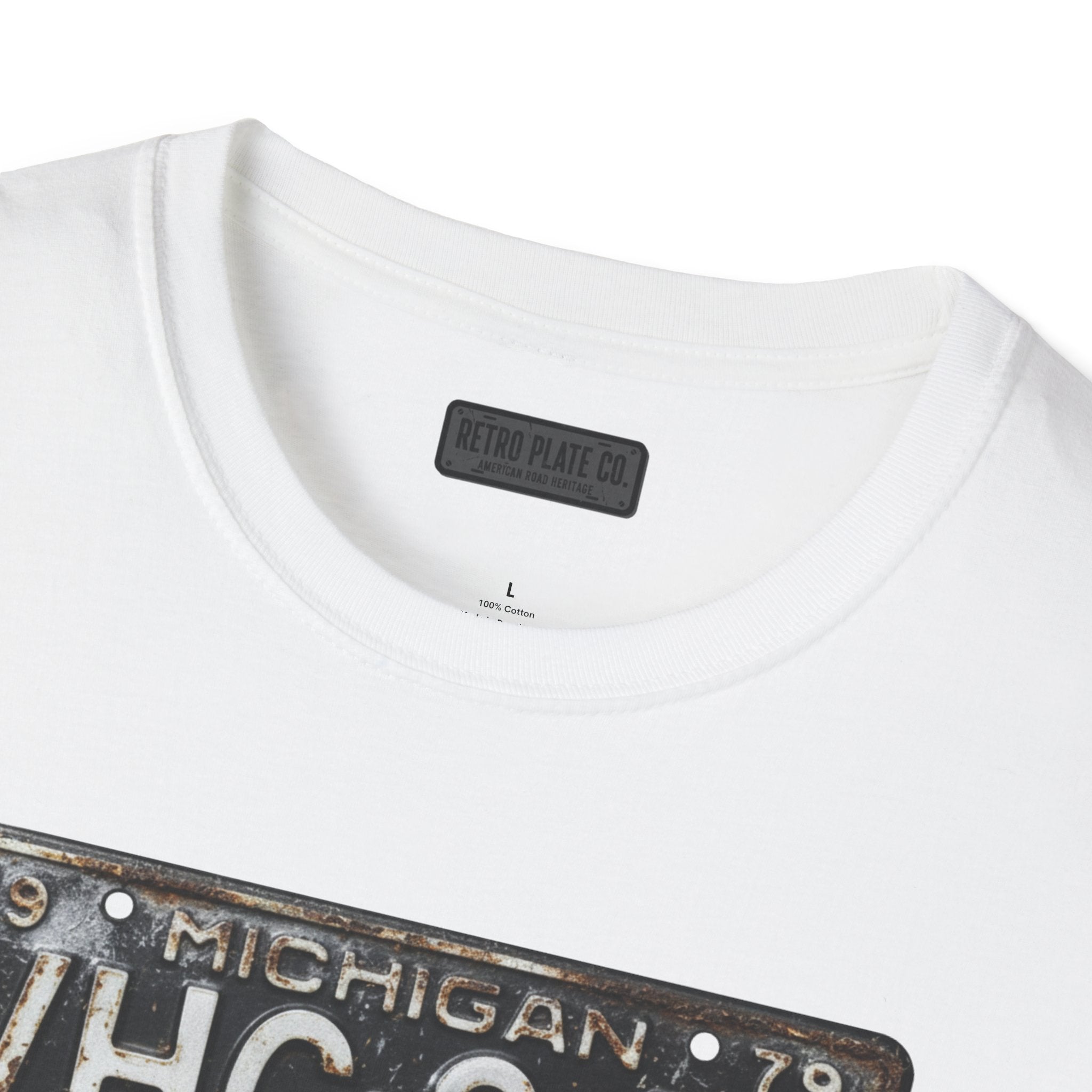 Vintage Michigan License Plate T-Shirt | Retro Plate
