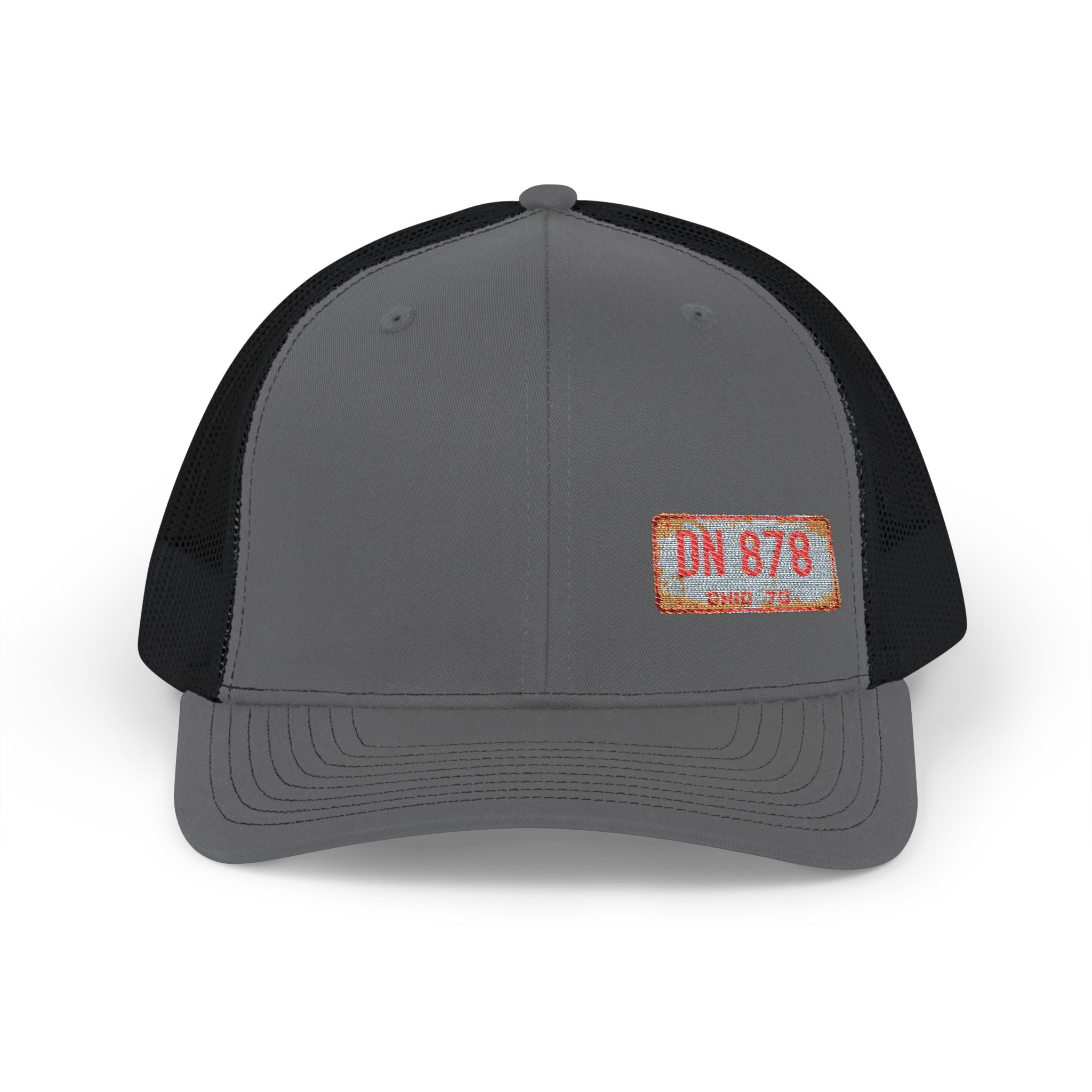 License Plate Embroidered "OHIO" Trucker Cap