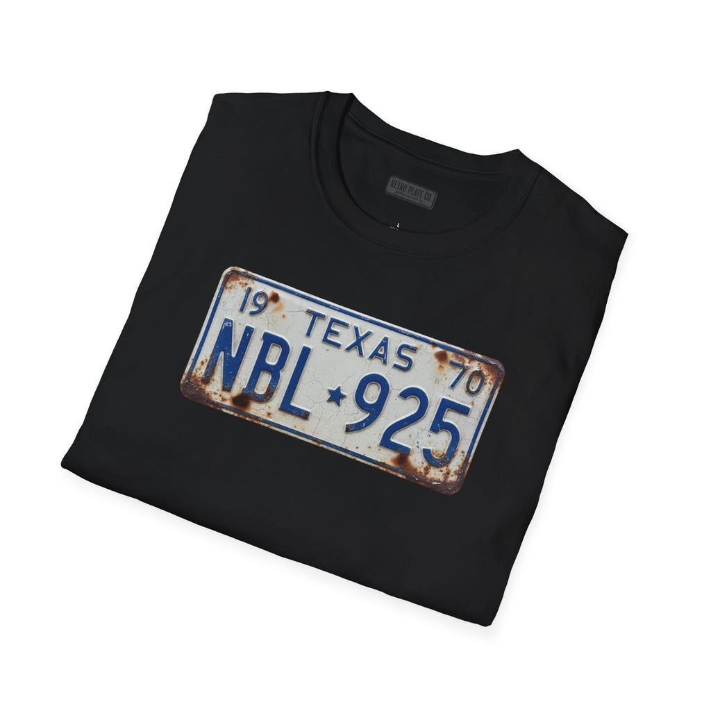 Vintage Texas License Plate T-Shirt | Retro Plate