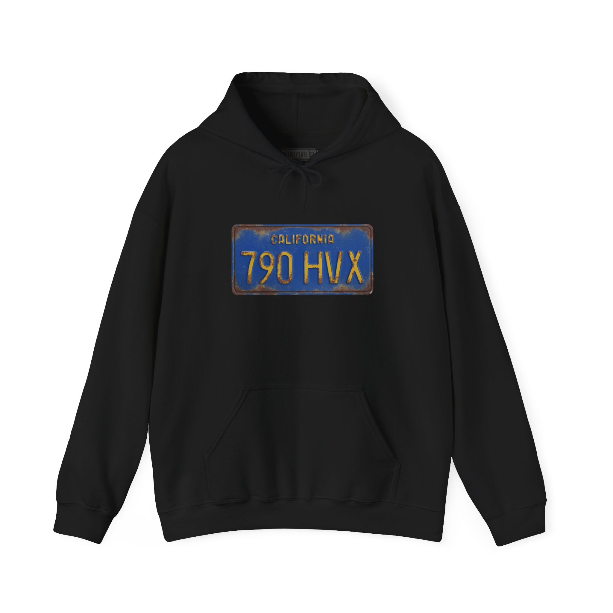 Vintage California License Plate Hoodie