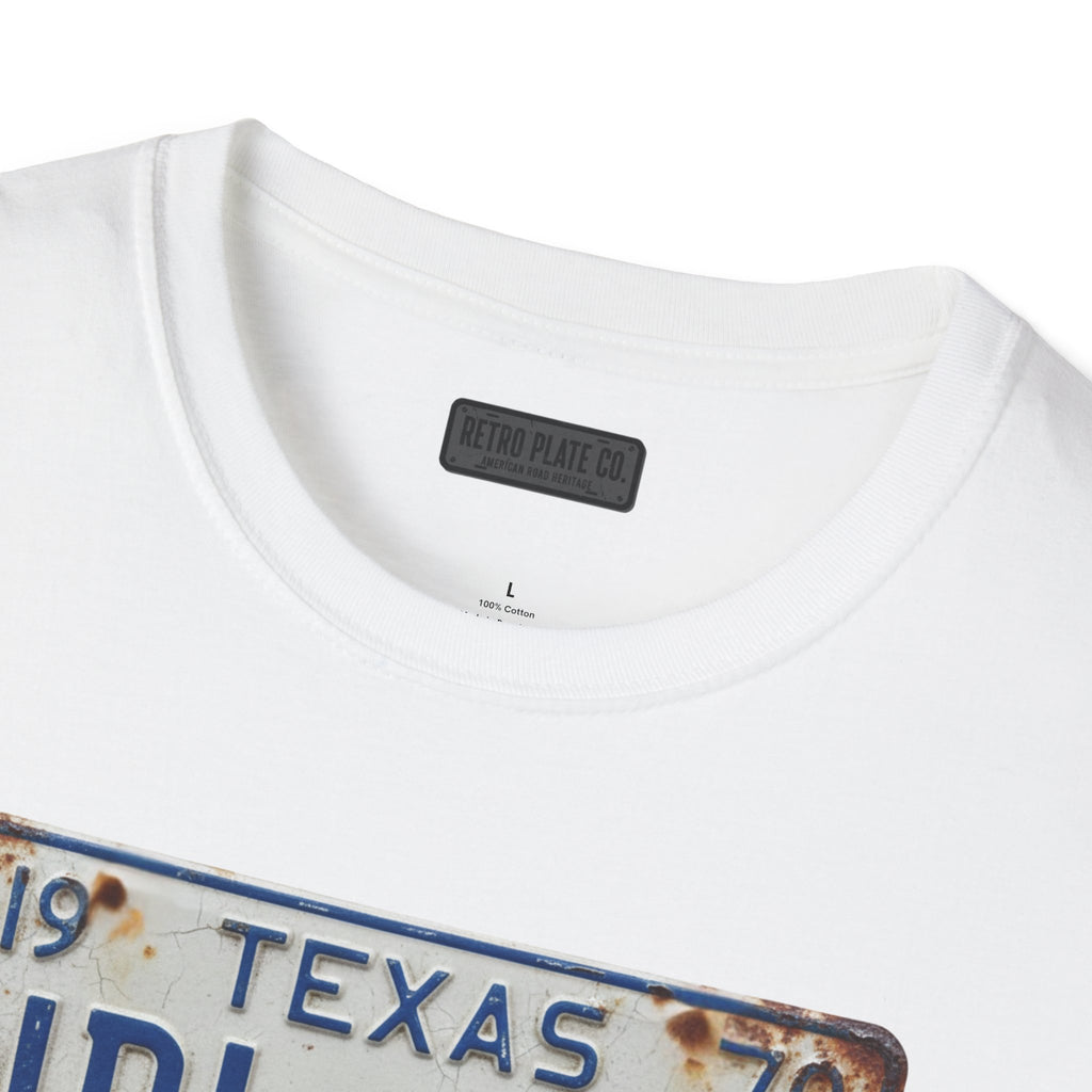 Vintage Texas License Plate T-Shirt | Retro Plate