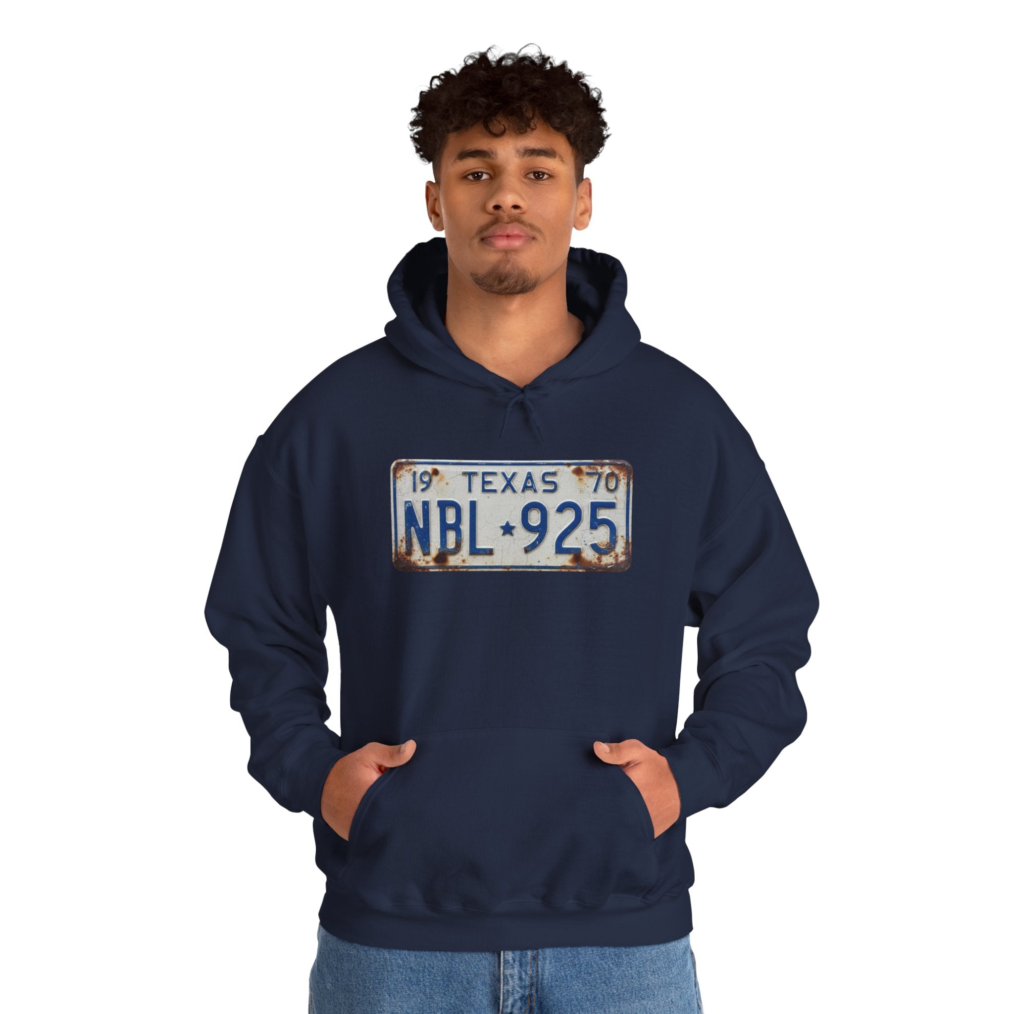 Vintage Texas License Plate Hoodie