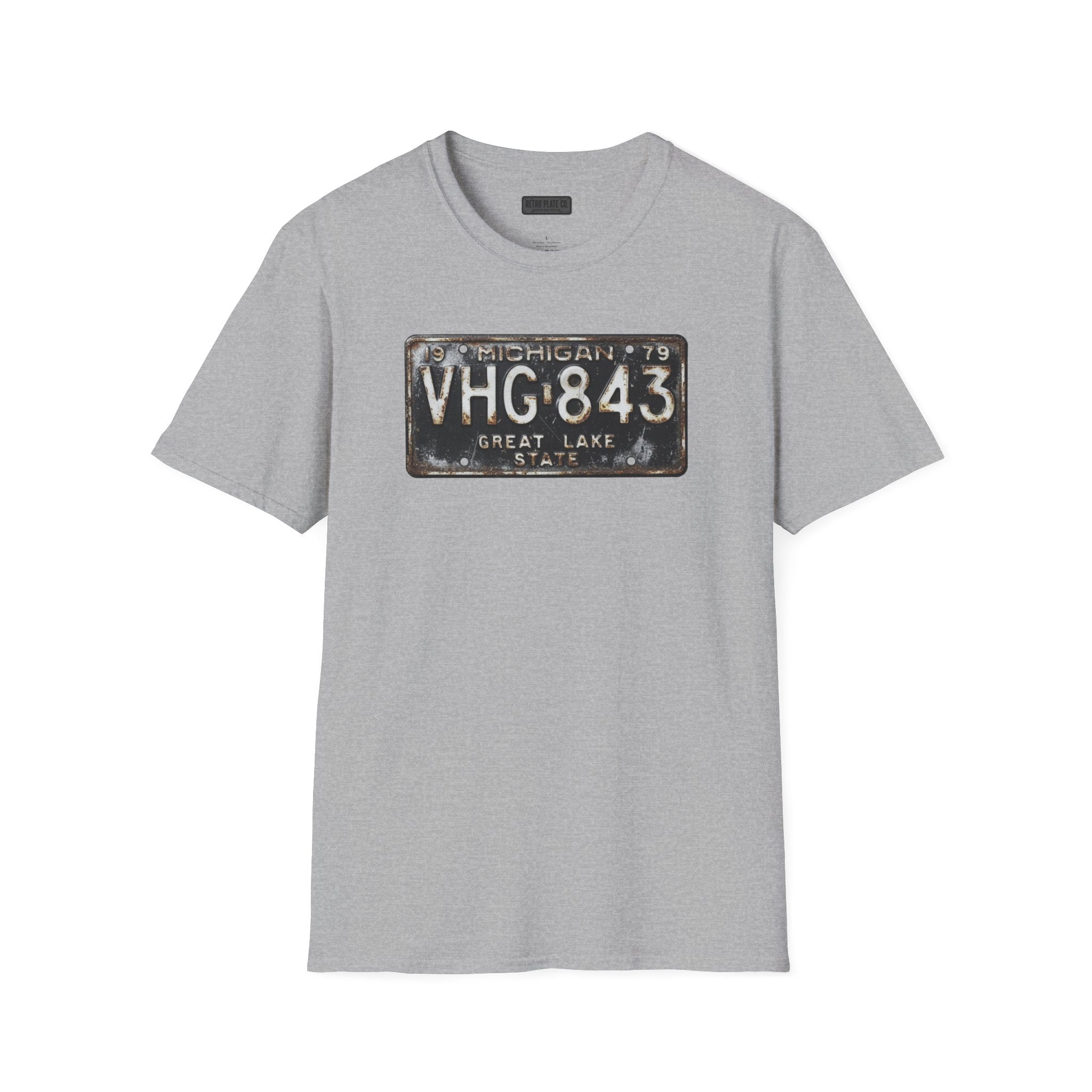 Vintage Michigan License Plate T-Shirt | Retro Plate