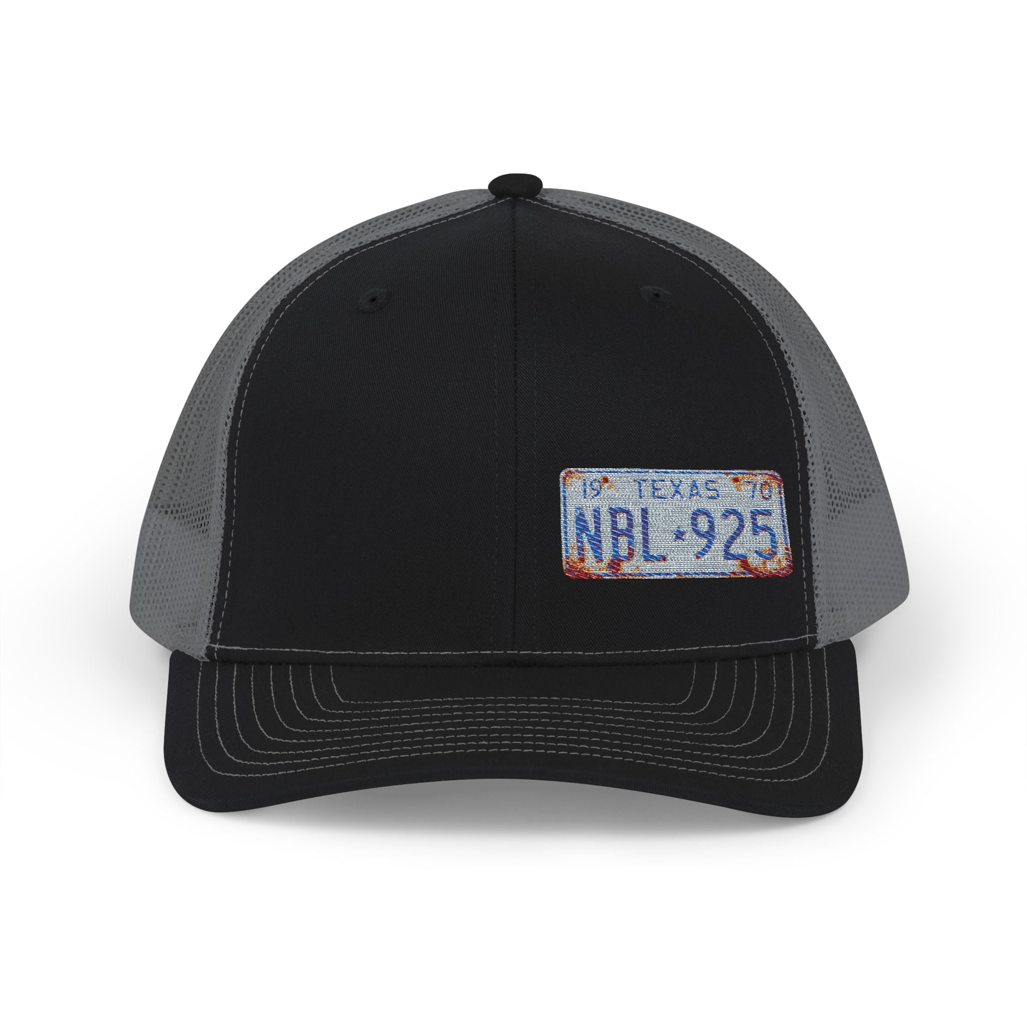 License Plate Embroidered "TEXAS" Trucker Cap