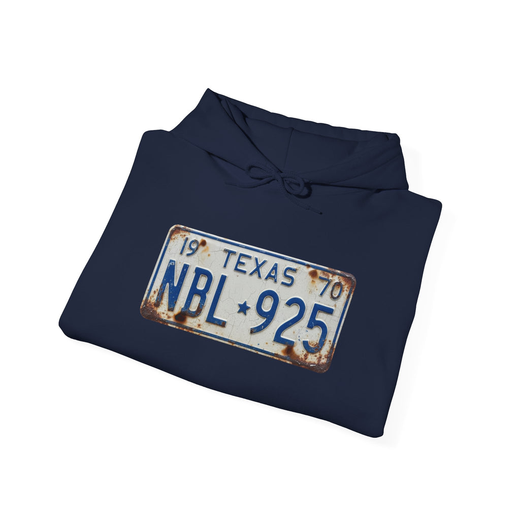 Vintage Texas License Plate Hoodie