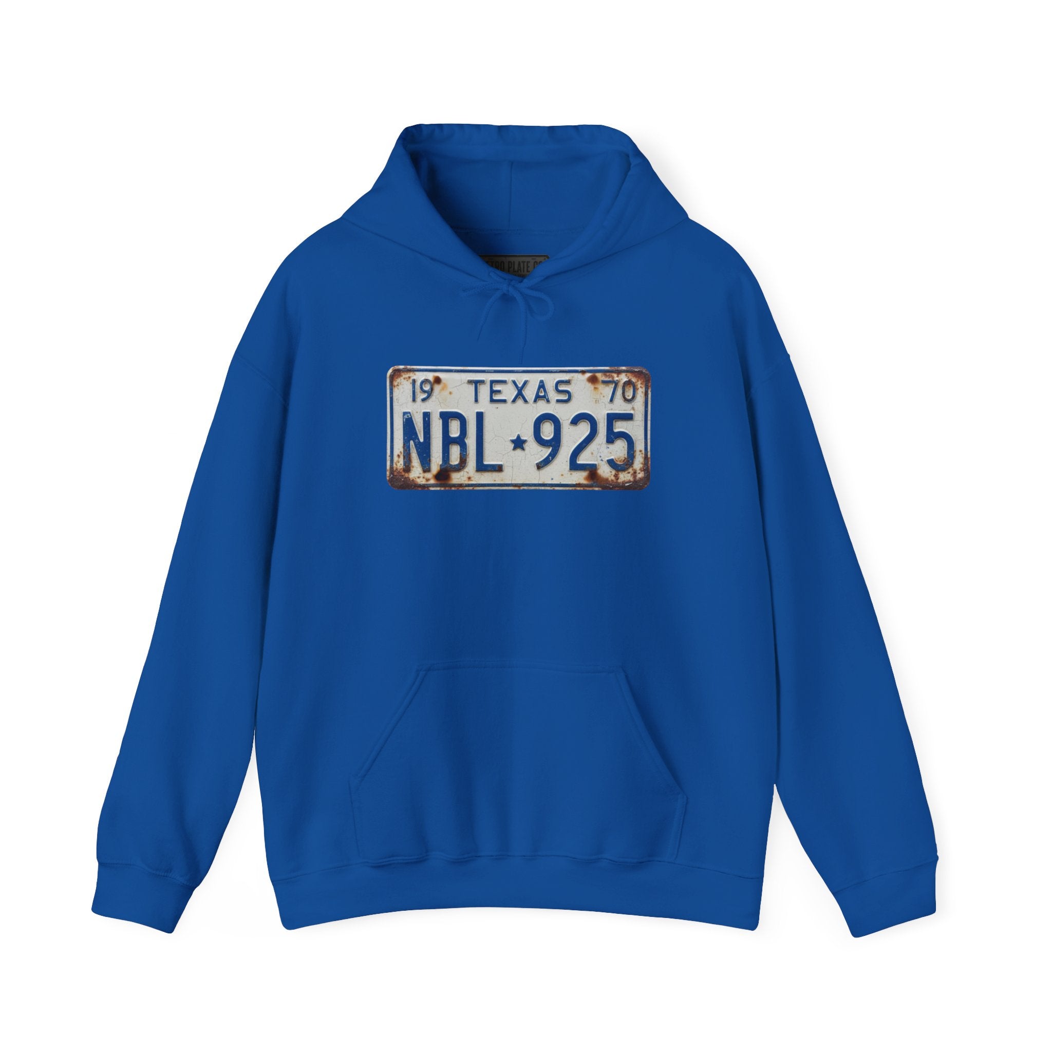 Vintage Texas License Plate Hoodie