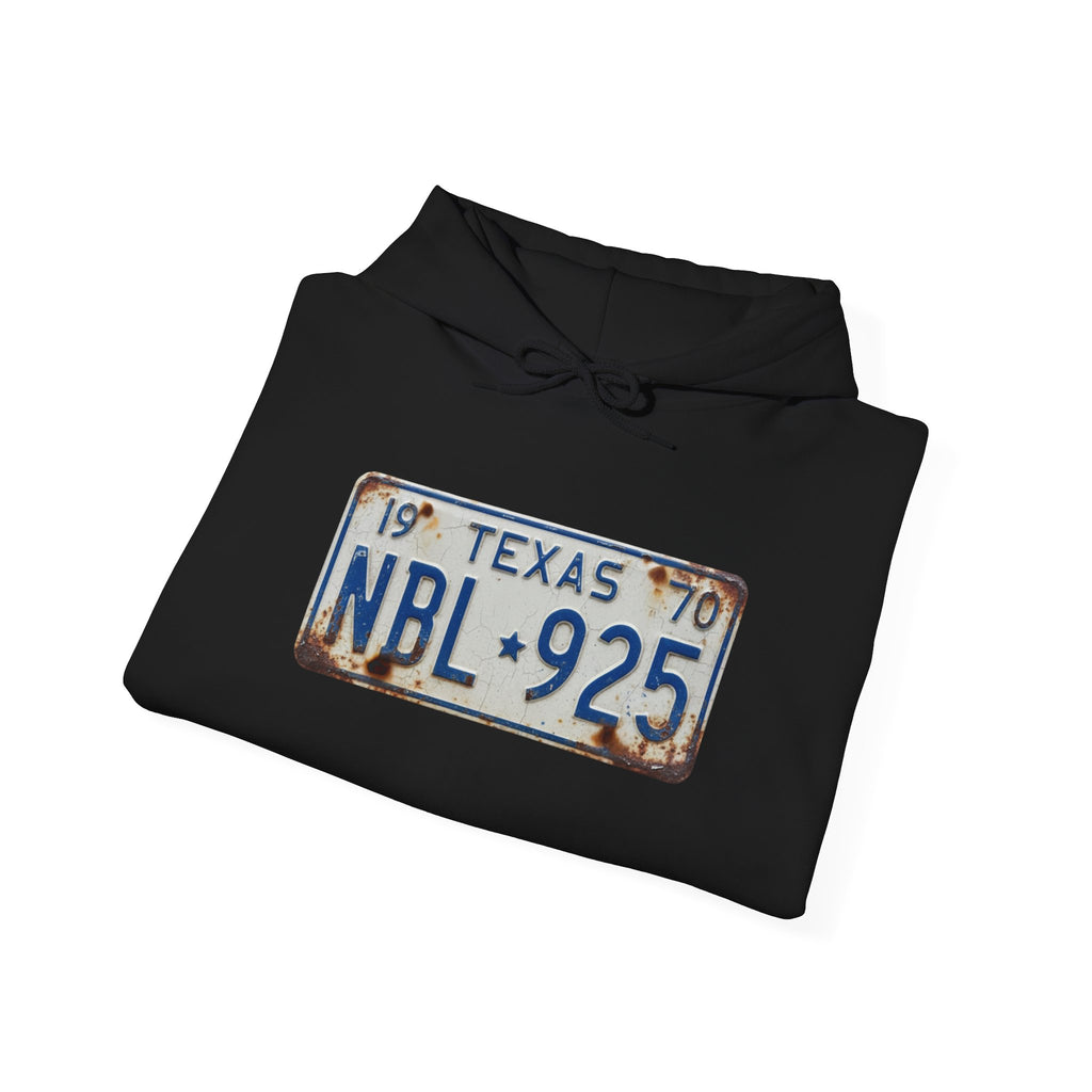 Vintage Texas License Plate Hoodie
