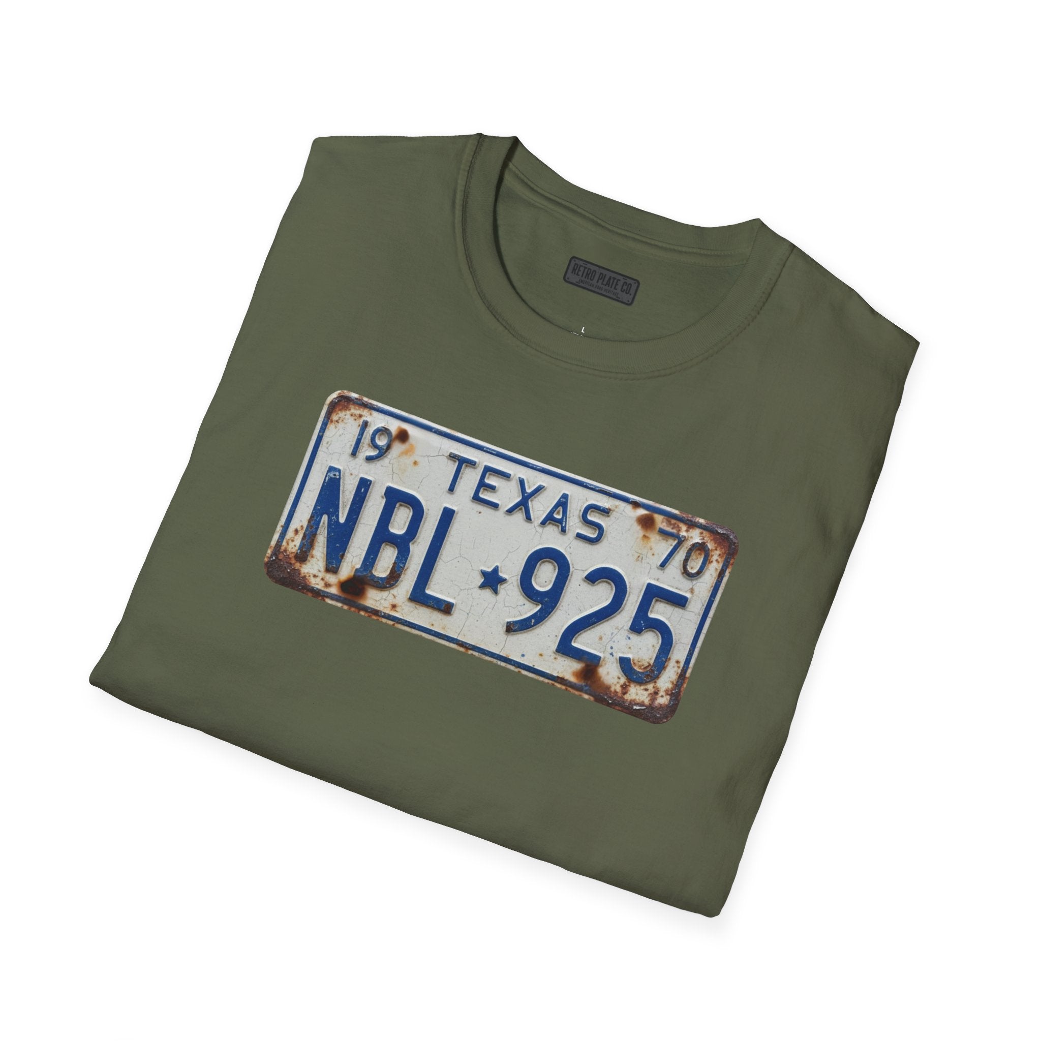 Vintage Texas License Plate T-Shirt | Retro Plate