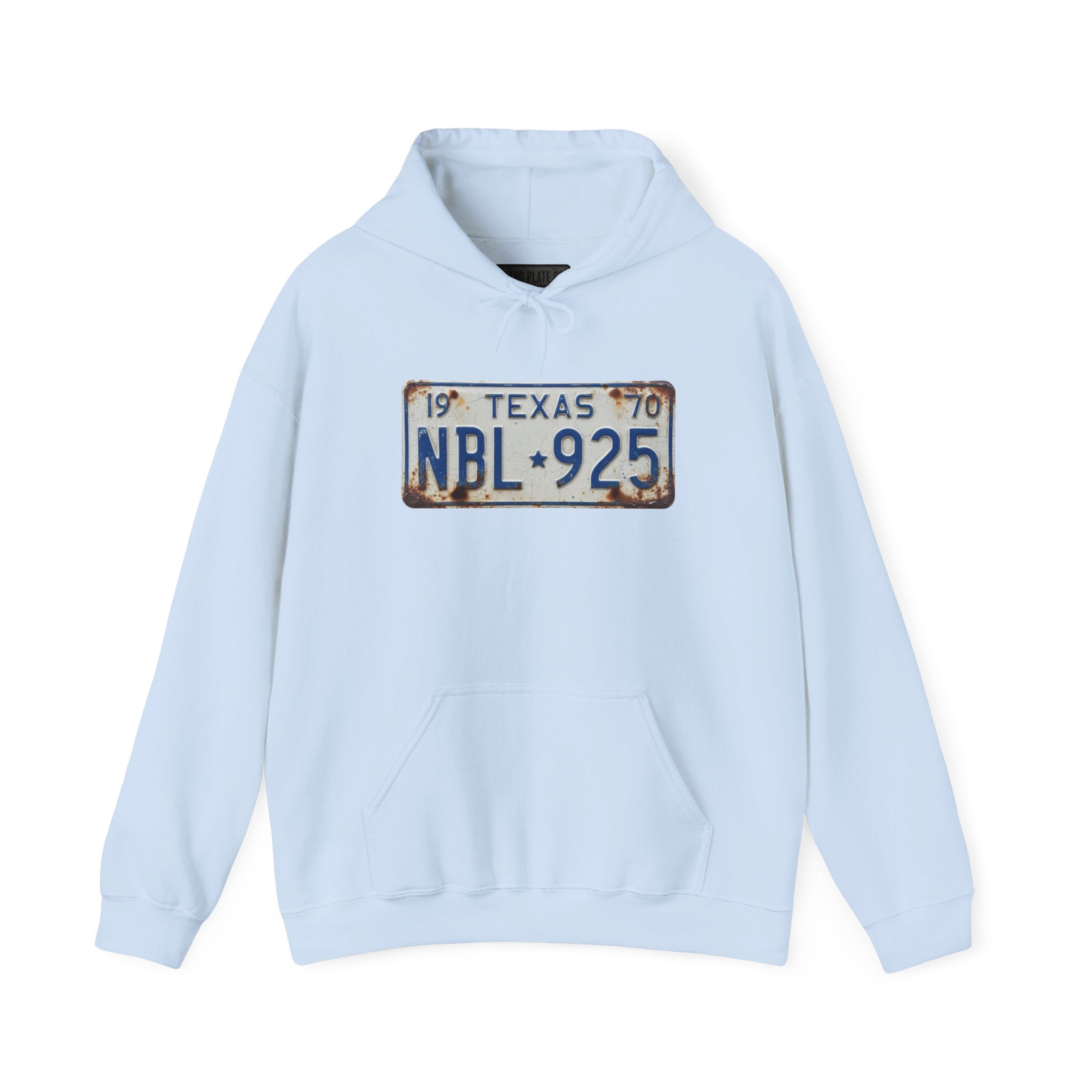 Vintage Texas License Plate Hoodie