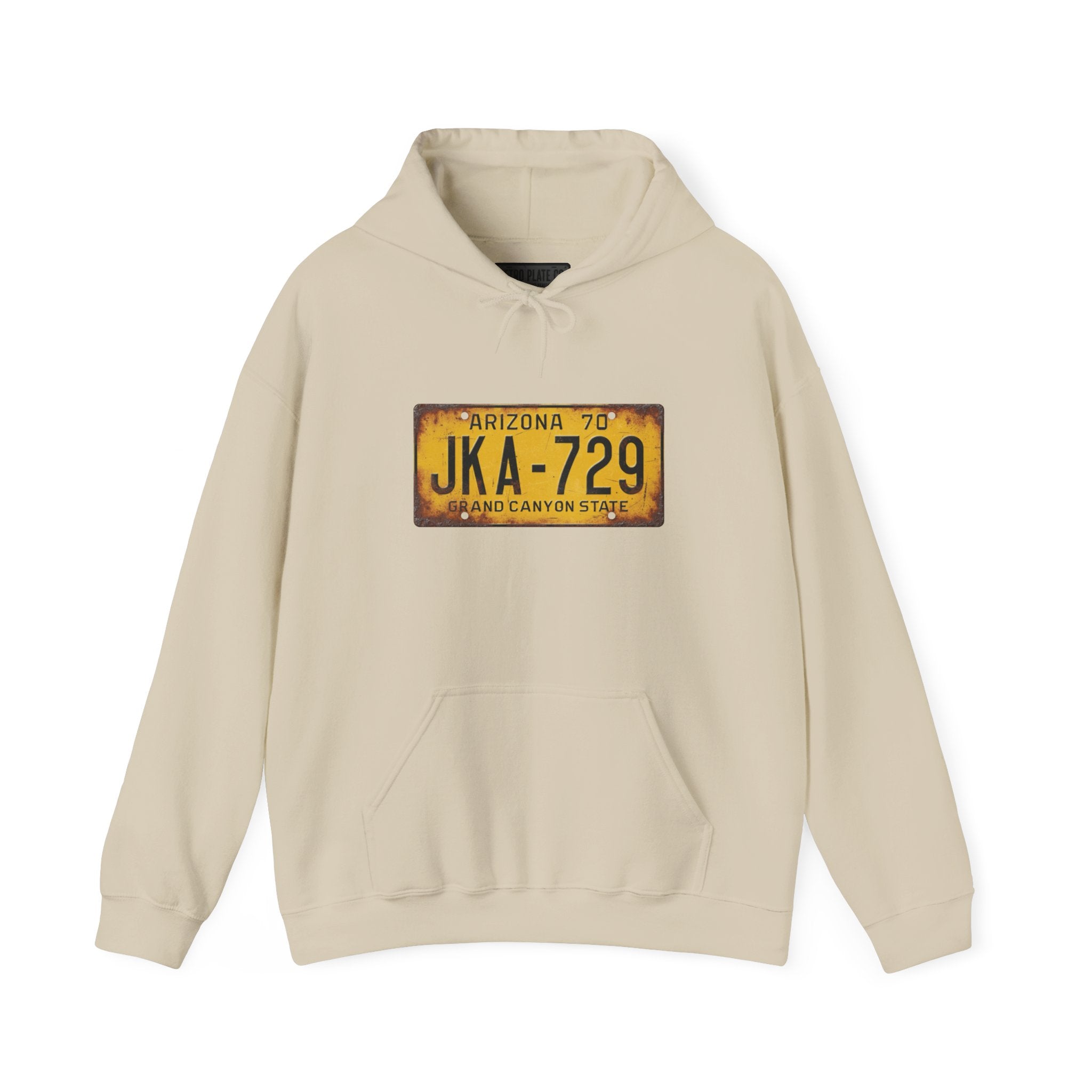 Vintage Arizona License Plate Hoodie
