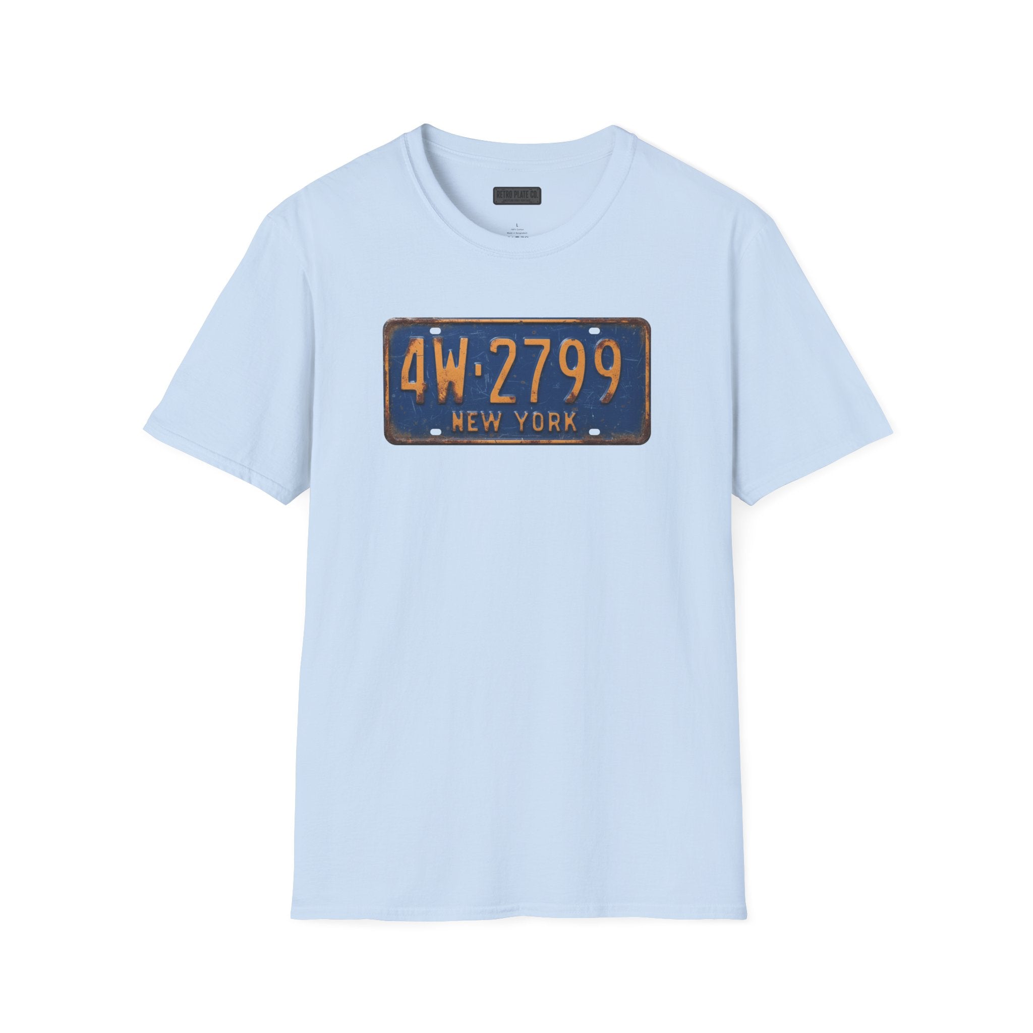 Vintage New York License Plate T-Shirt | Retro Plate