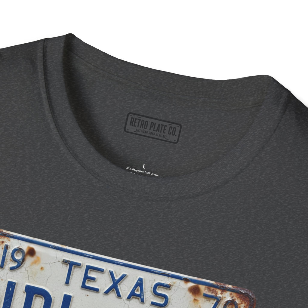 Vintage Texas License Plate T-Shirt | Retro Plate