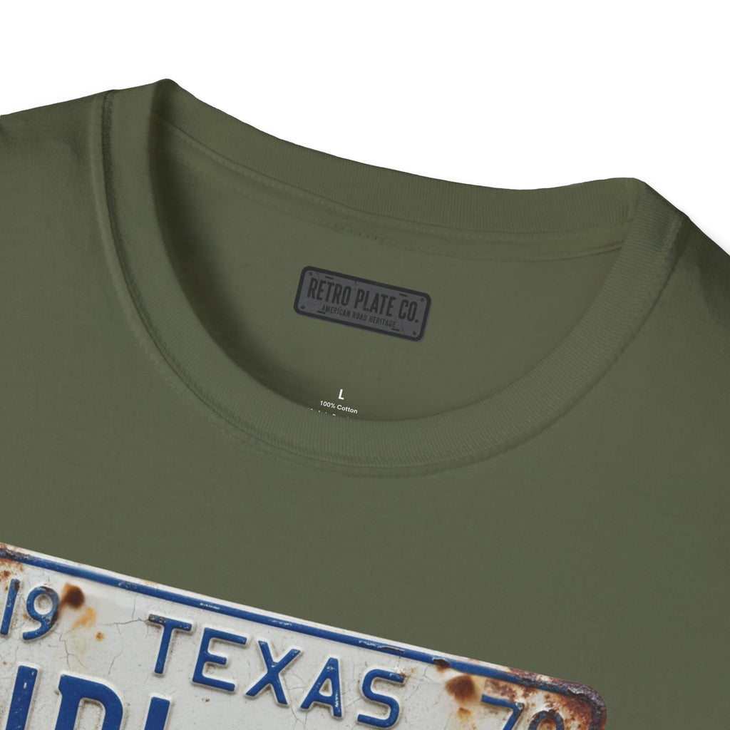 Vintage Texas License Plate T-Shirt | Retro Plate