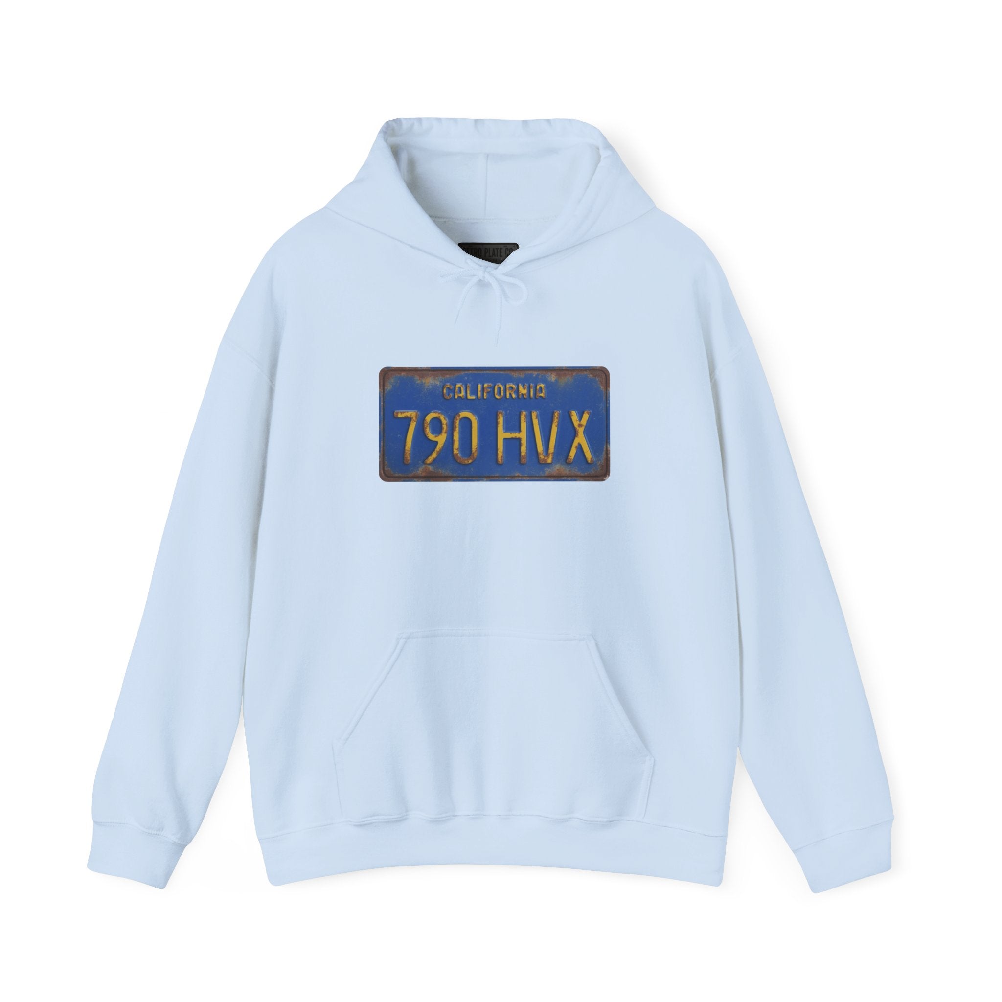 Vintage California License Plate Hoodie