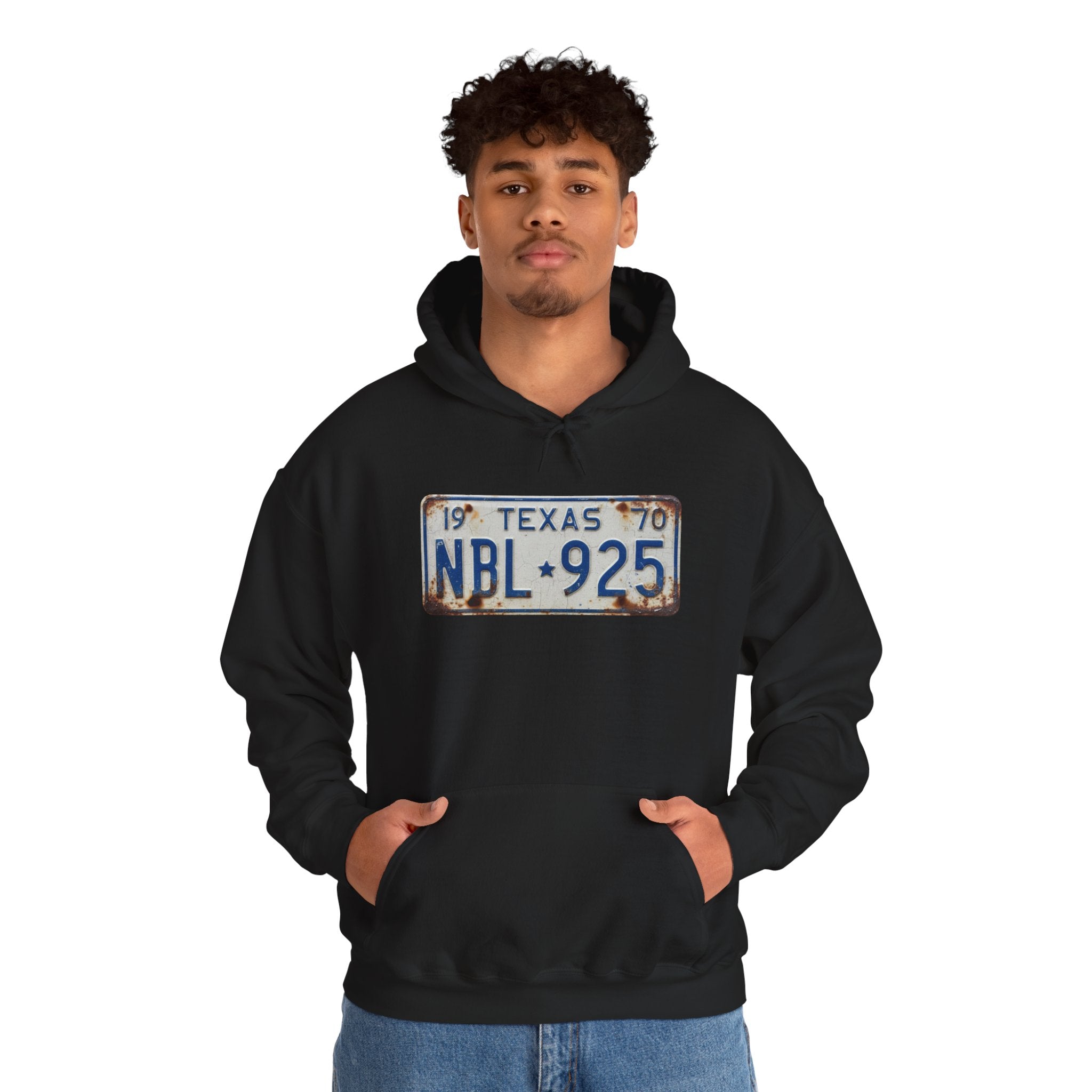 Vintage Texas License Plate Hoodie