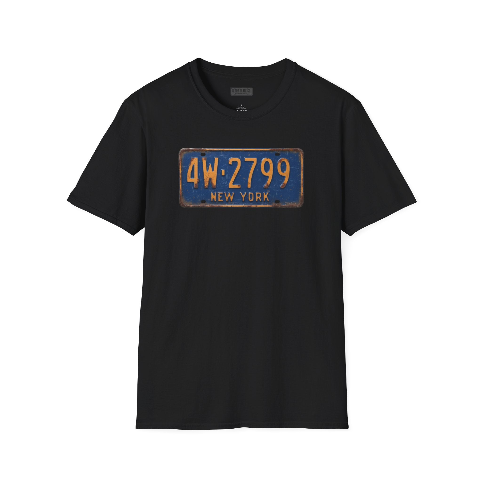 Vintage New York License Plate T-Shirt | Retro Plate