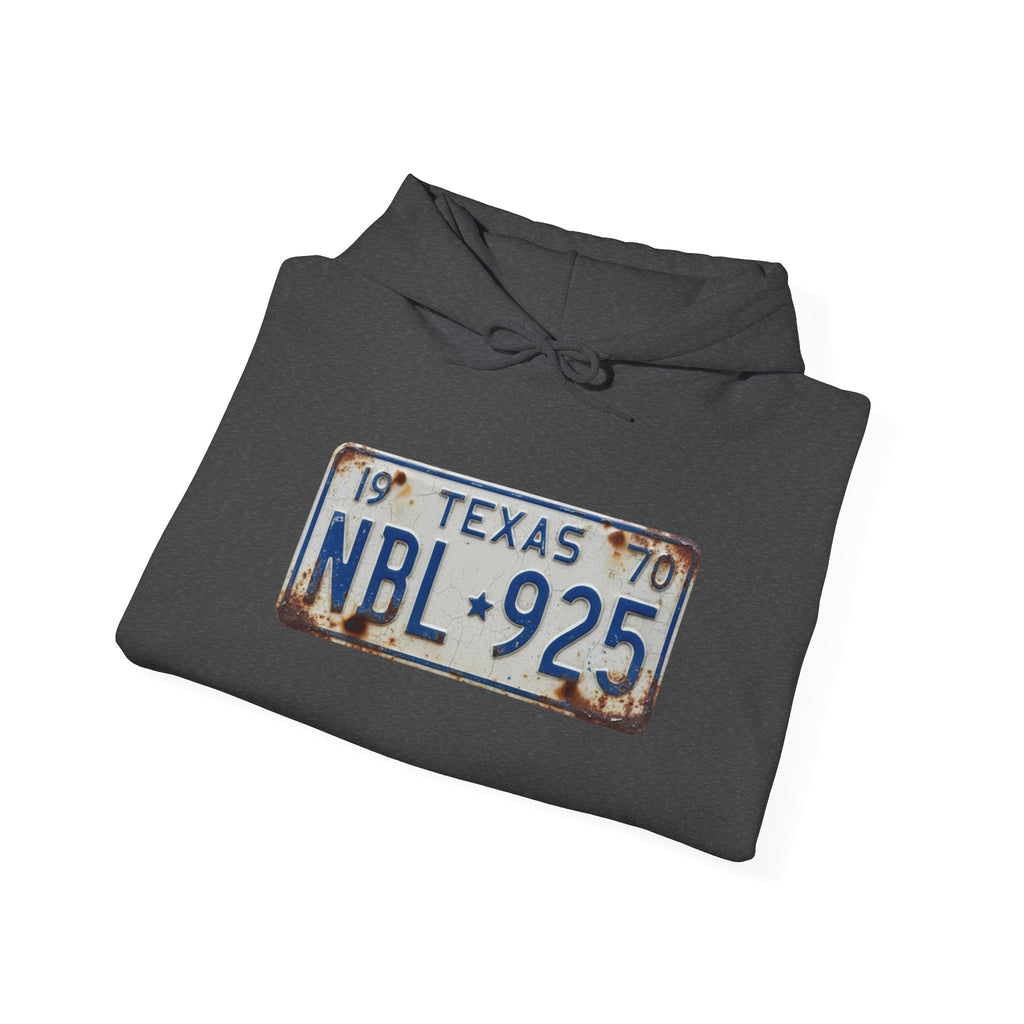 Vintage Texas License Plate Hoodie