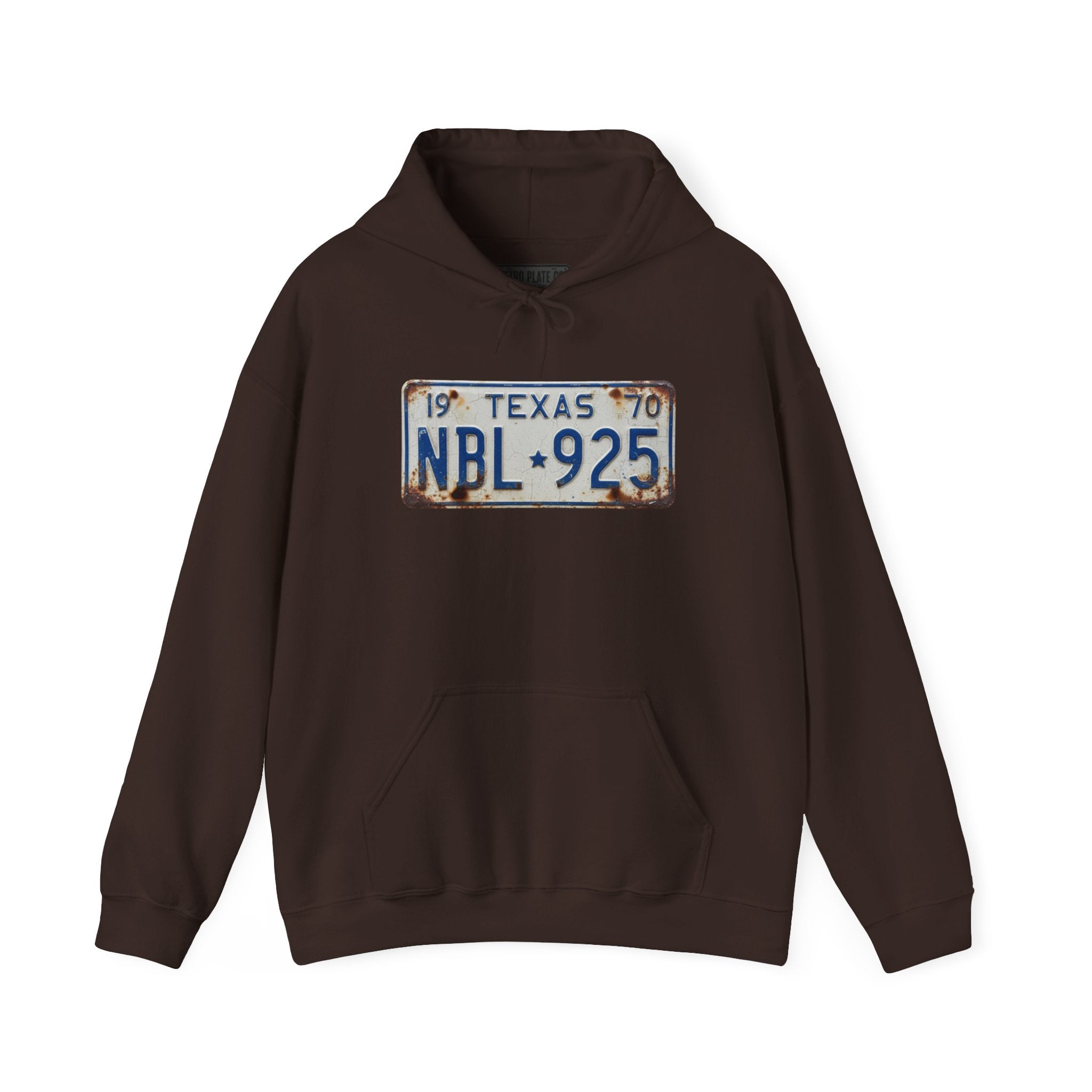 Vintage Texas License Plate Hoodie