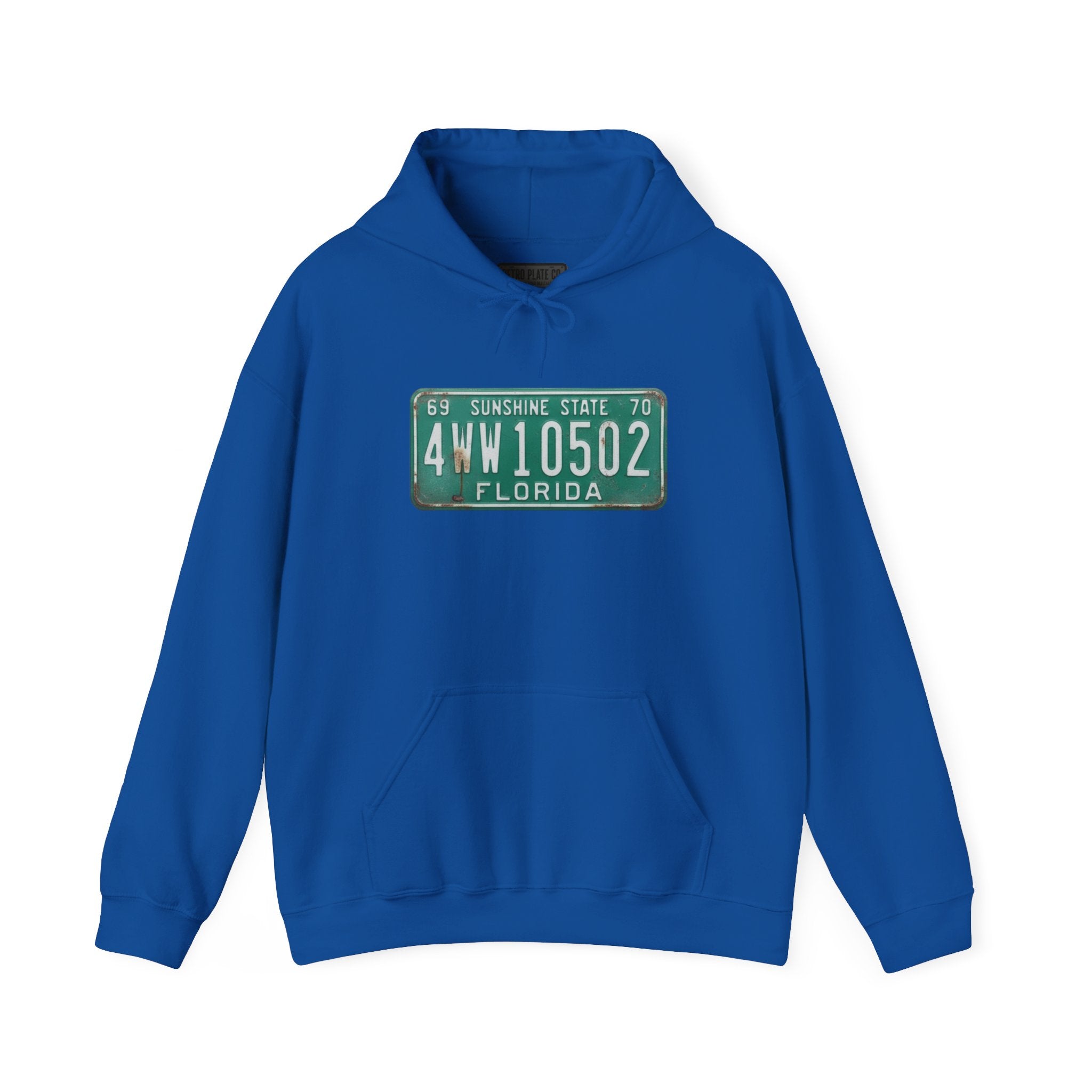 Vintage Florida License Plate Hoodie