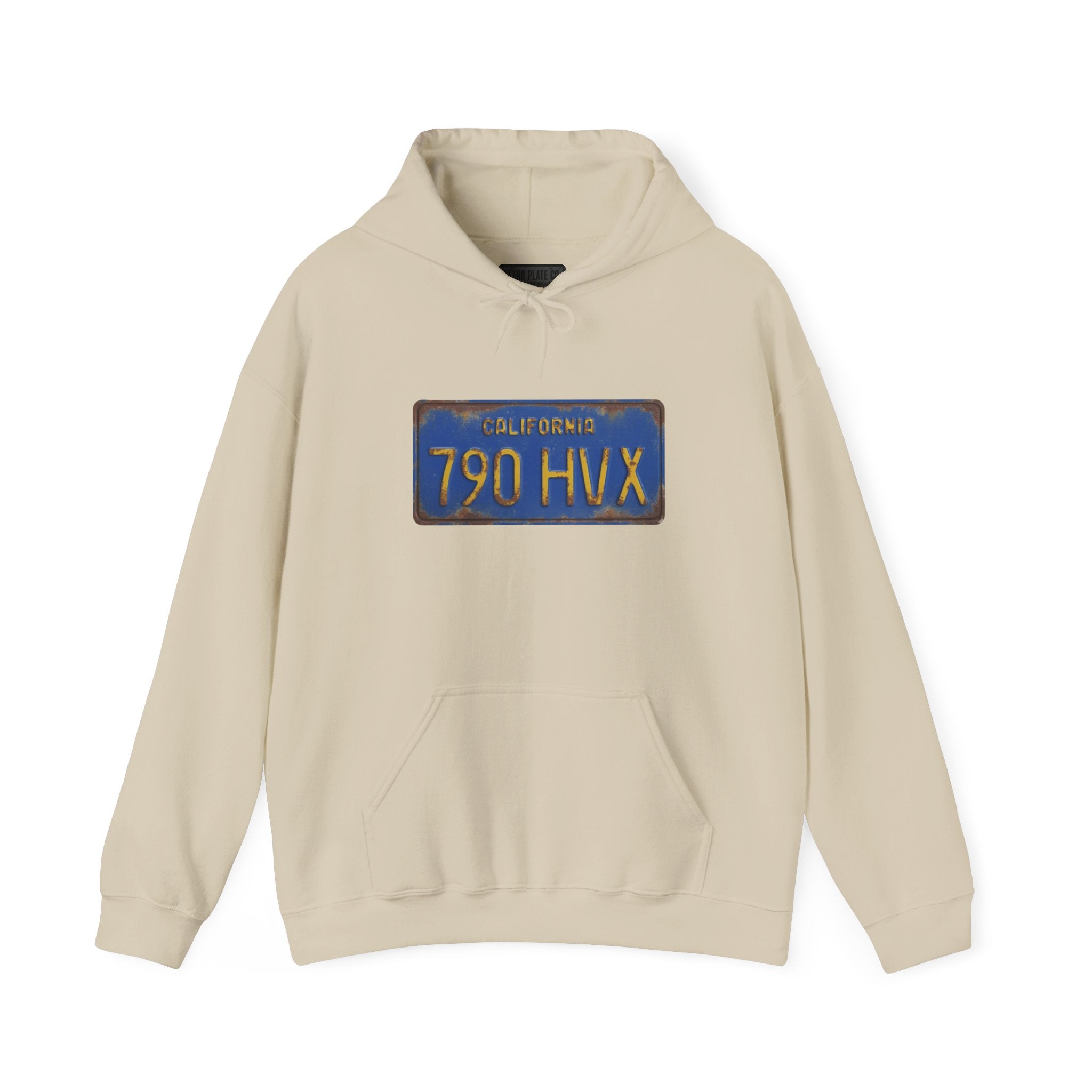 Vintage California License Plate Hoodie