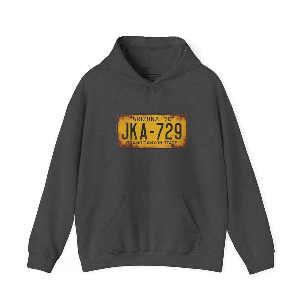 Vintage Arizona License Plate Hoodie