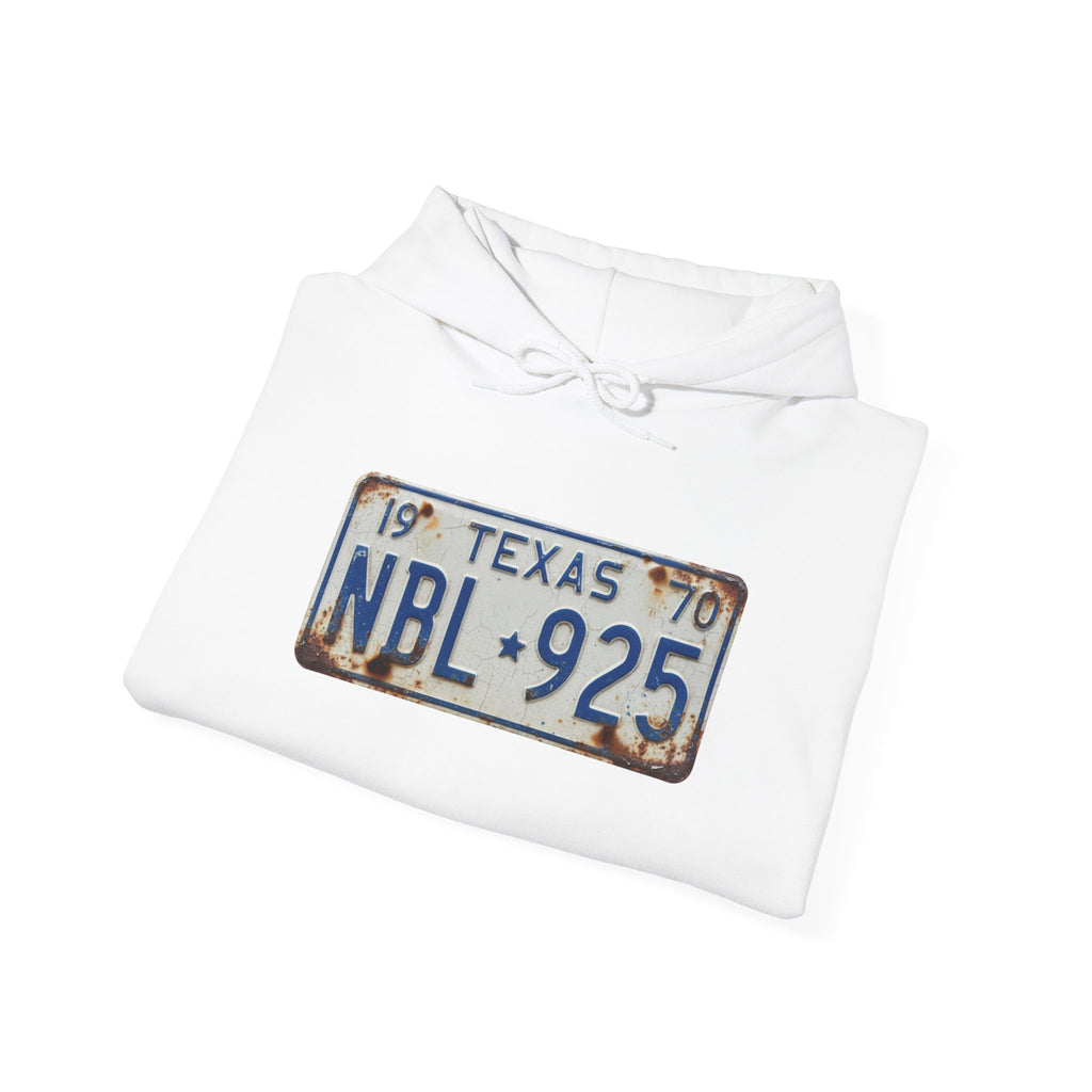 Vintage Texas License Plate Hoodie