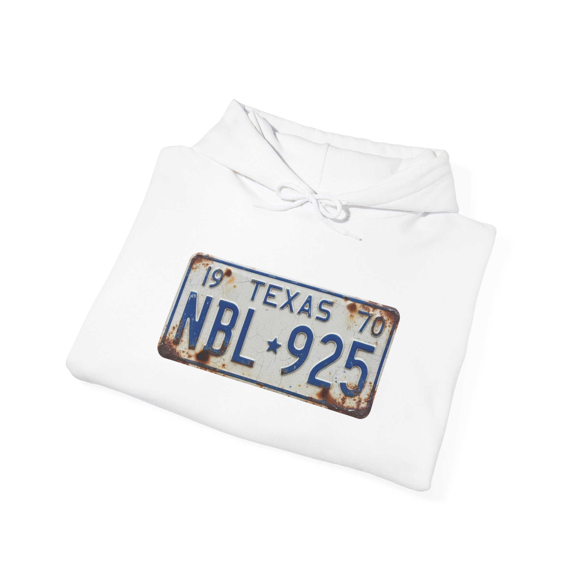 Vintage Texas License Plate Hoodie