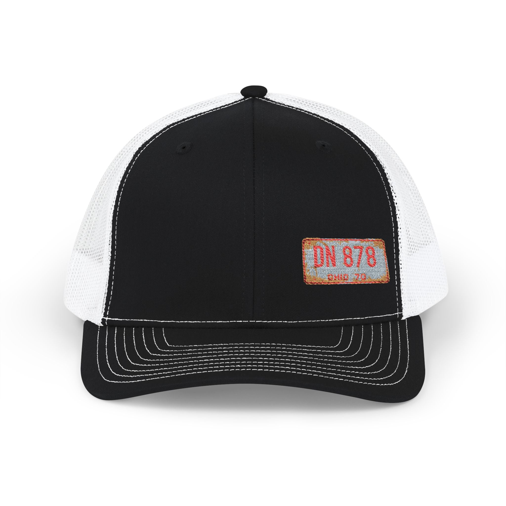 License Plate Embroidered "OHIO" Trucker Cap