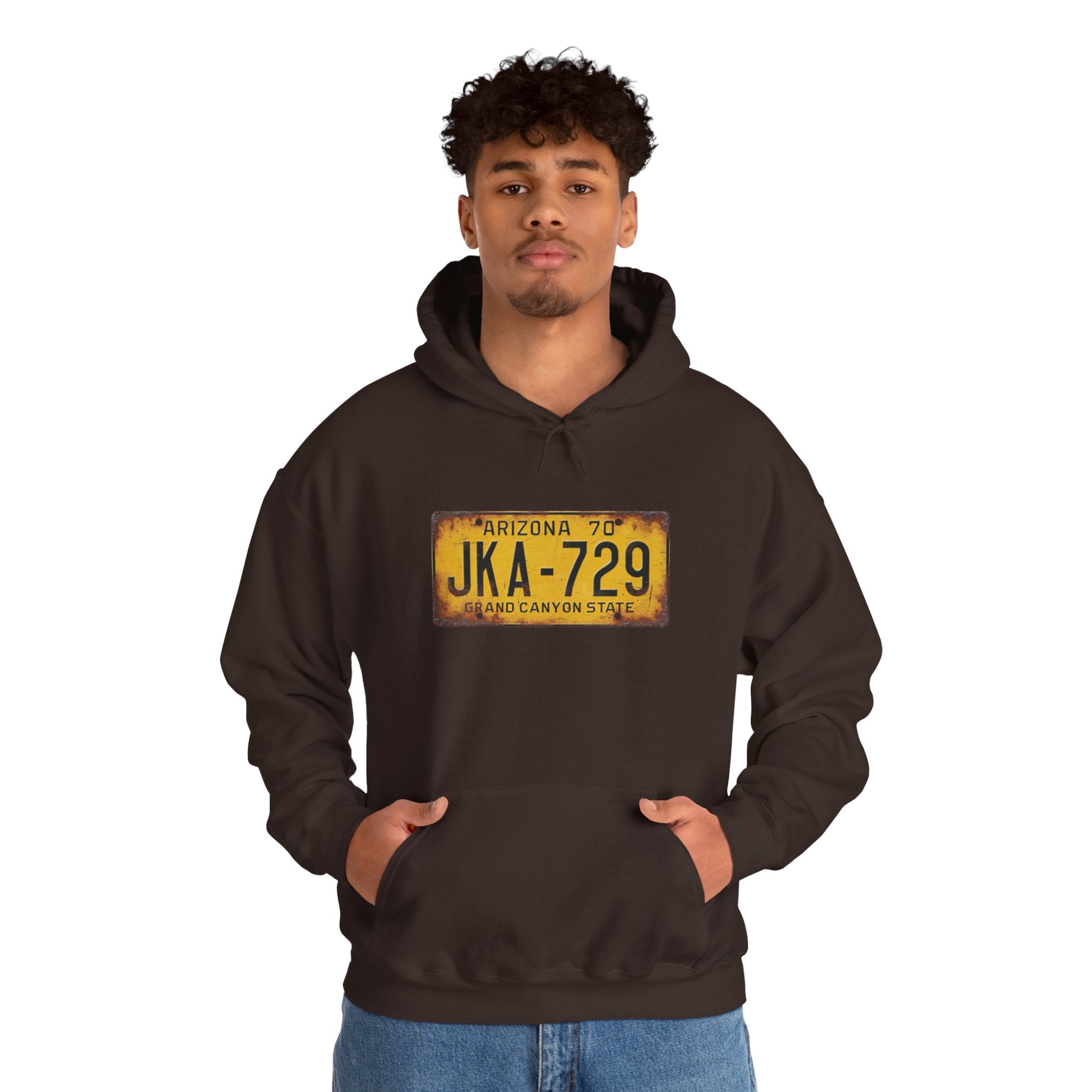Vintage Arizona License Plate Hoodie