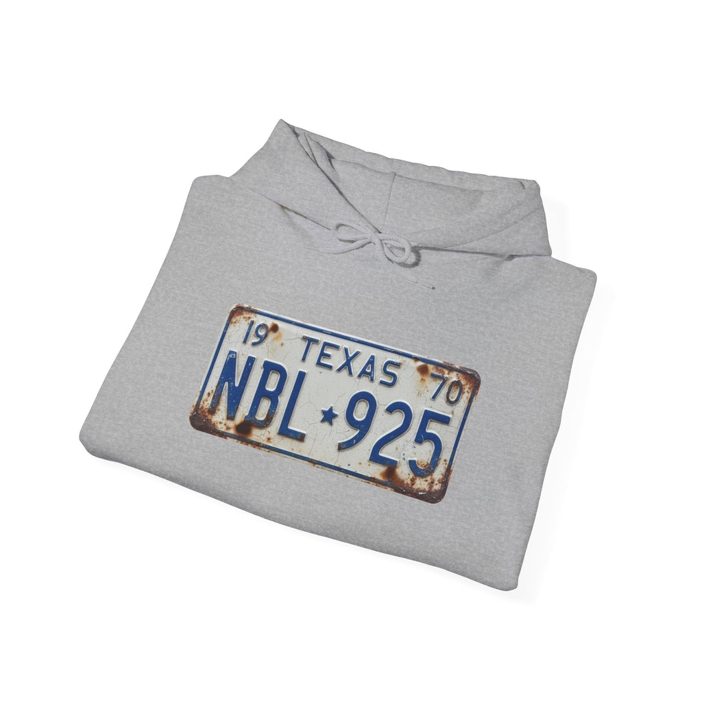 Vintage Texas License Plate Hoodie