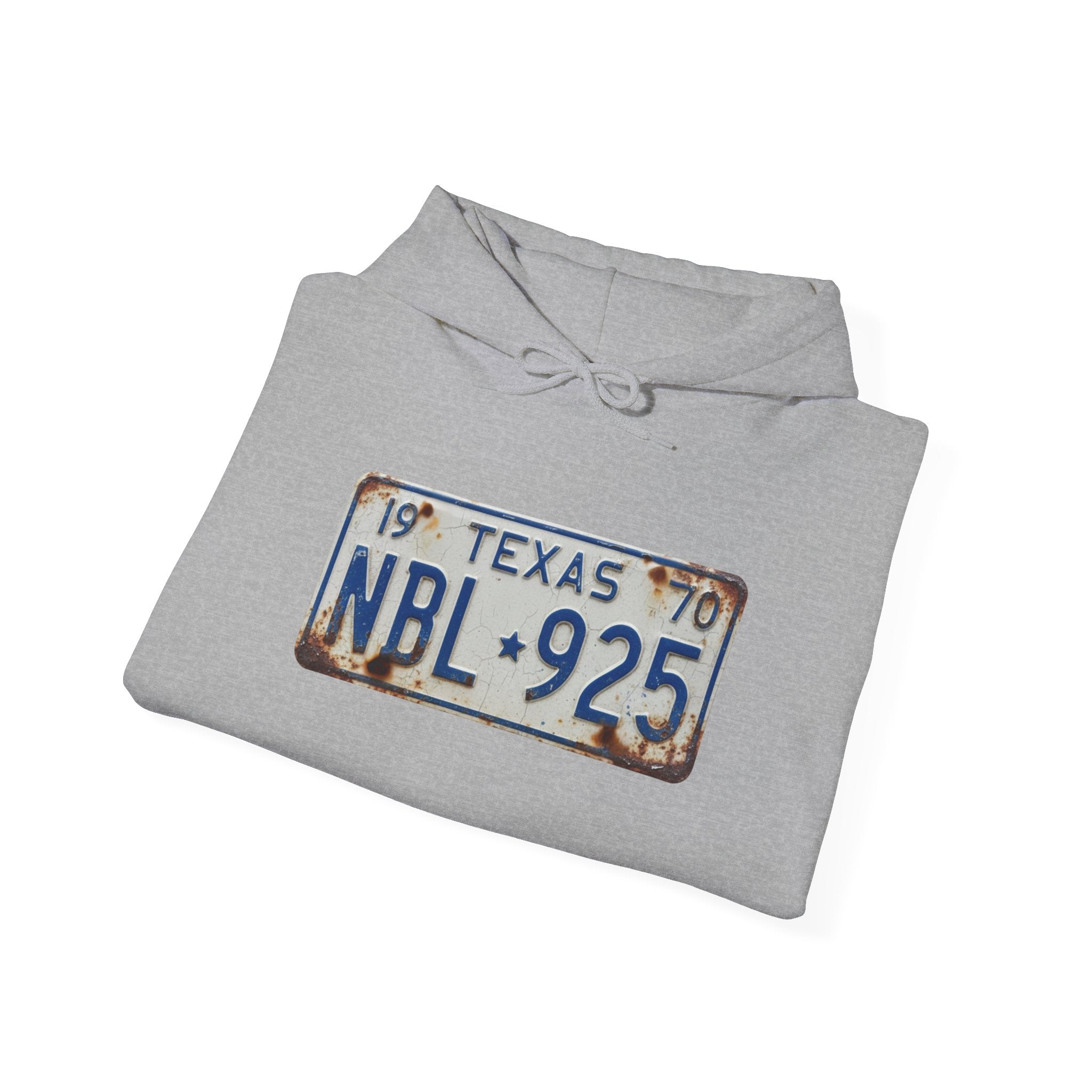 Vintage Texas License Plate Hoodie