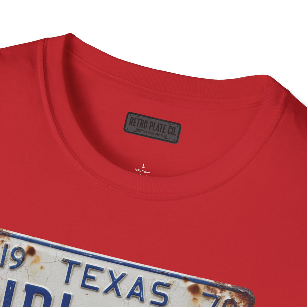 Vintage Texas License Plate T-Shirt | Retro Plate