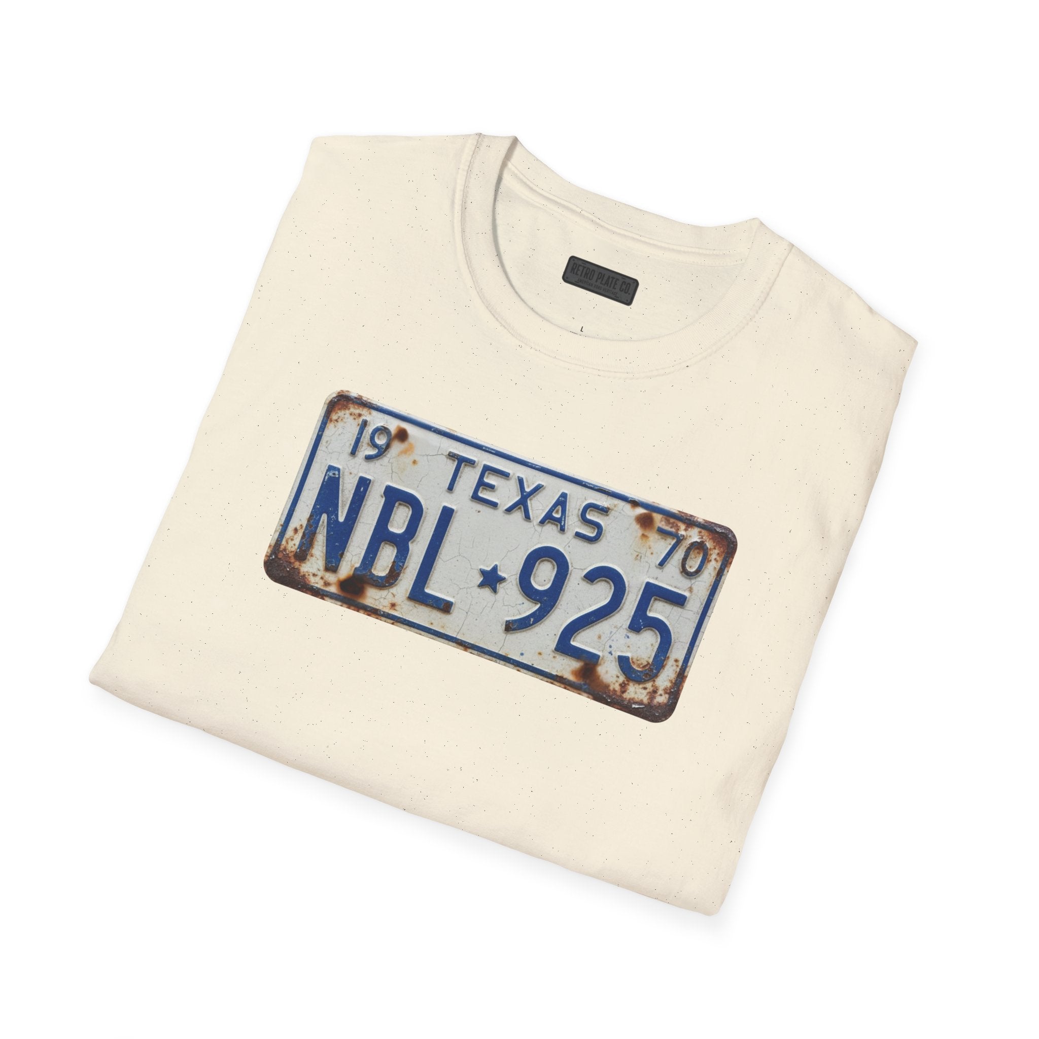 Vintage Texas License Plate T-Shirt | Retro Plate