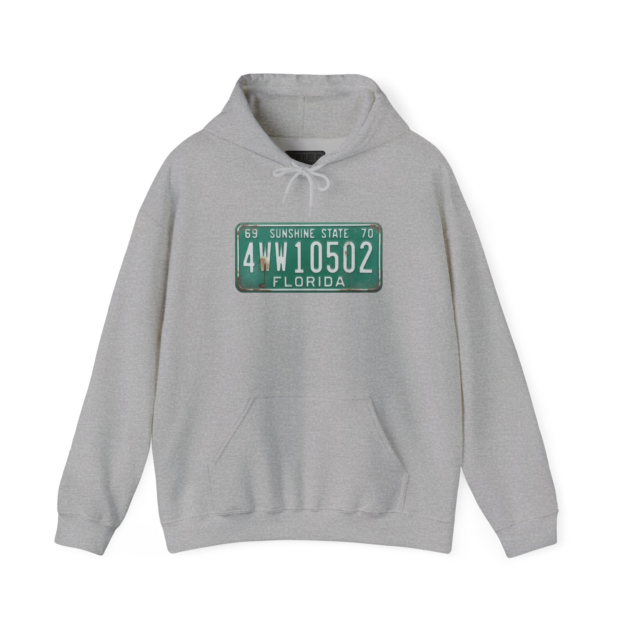 Vintage Florida License Plate Hoodie