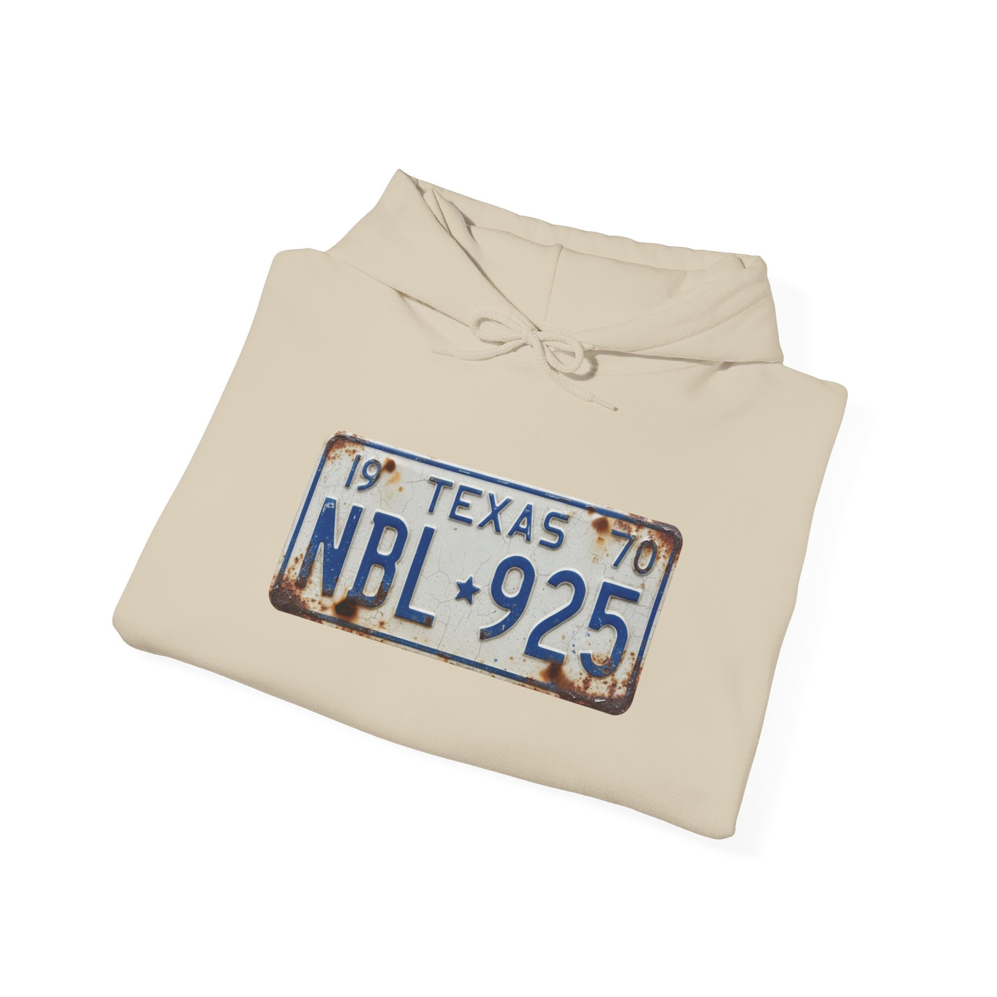 Vintage Texas License Plate Hoodie