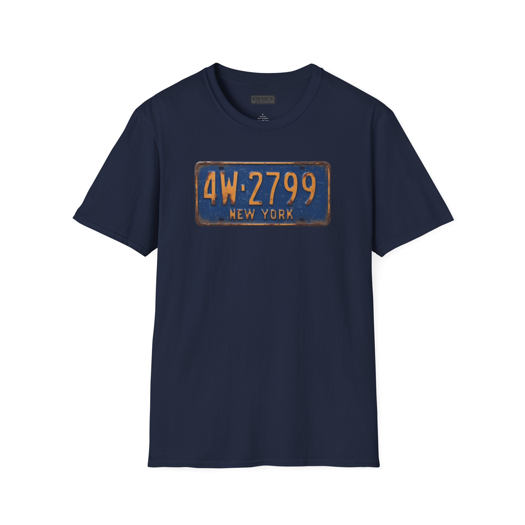 Vintage New York License Plate T-Shirt | Retro Plate