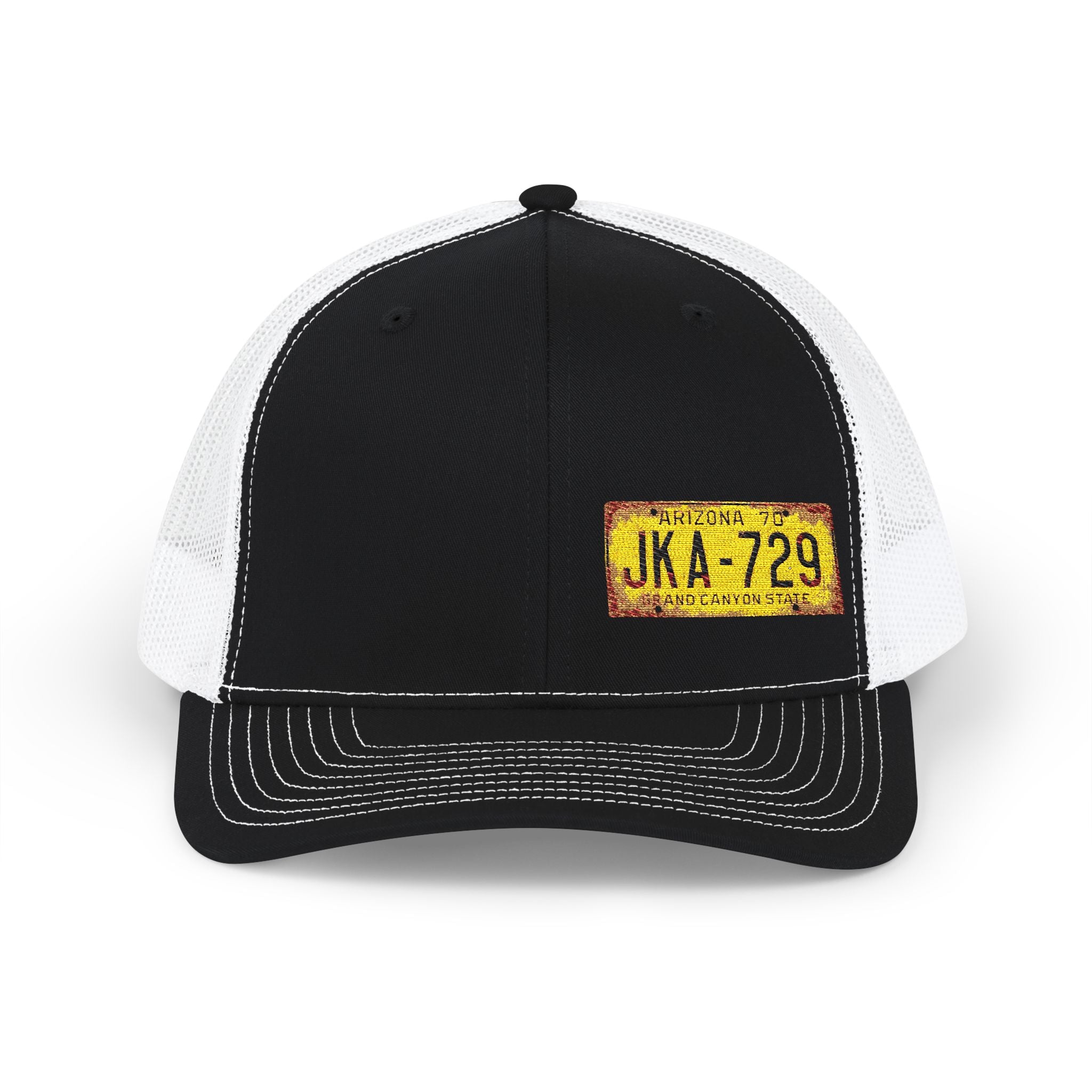 License Plate Embroidered "ARIZONA" Trucker Cap