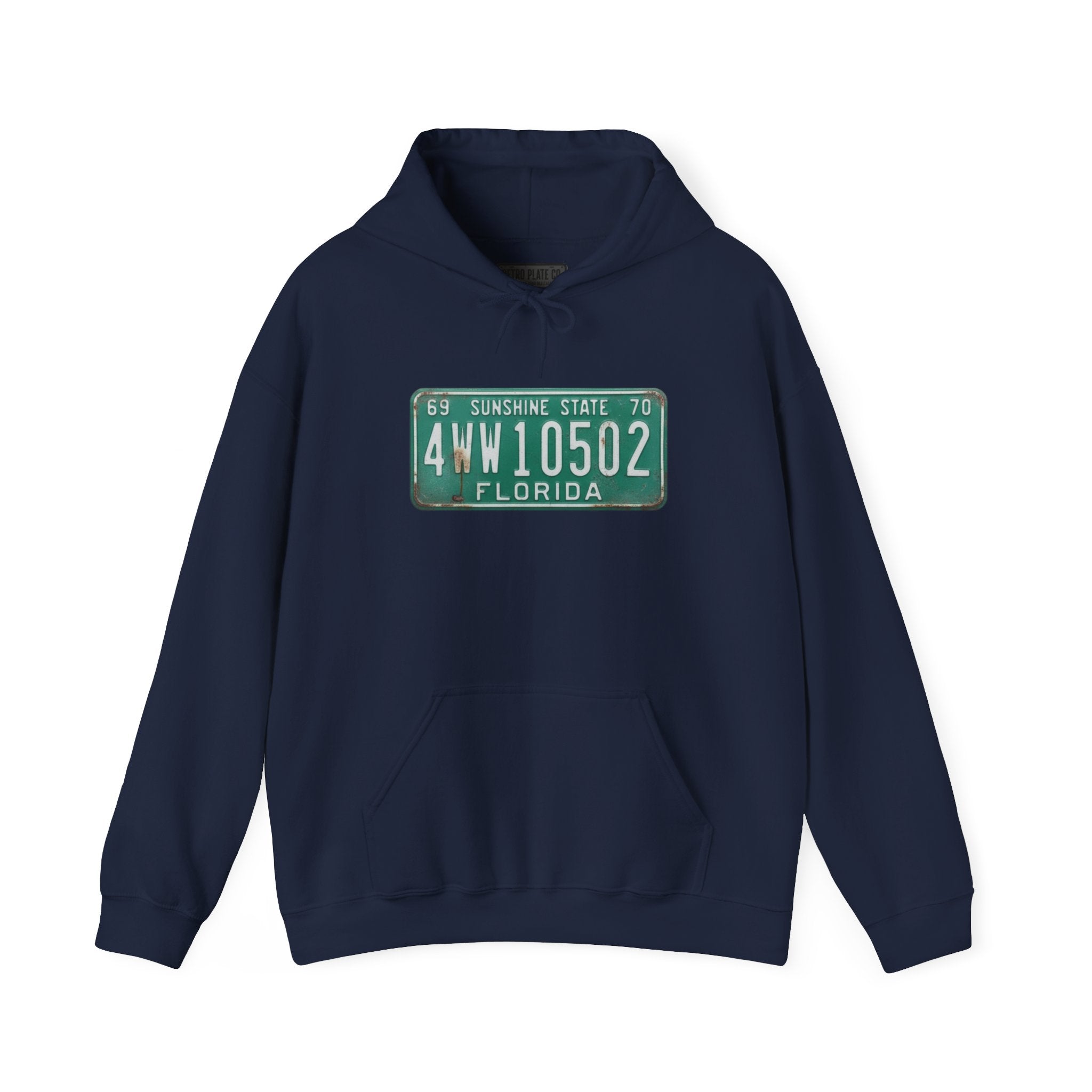Vintage Florida License Plate Hoodie