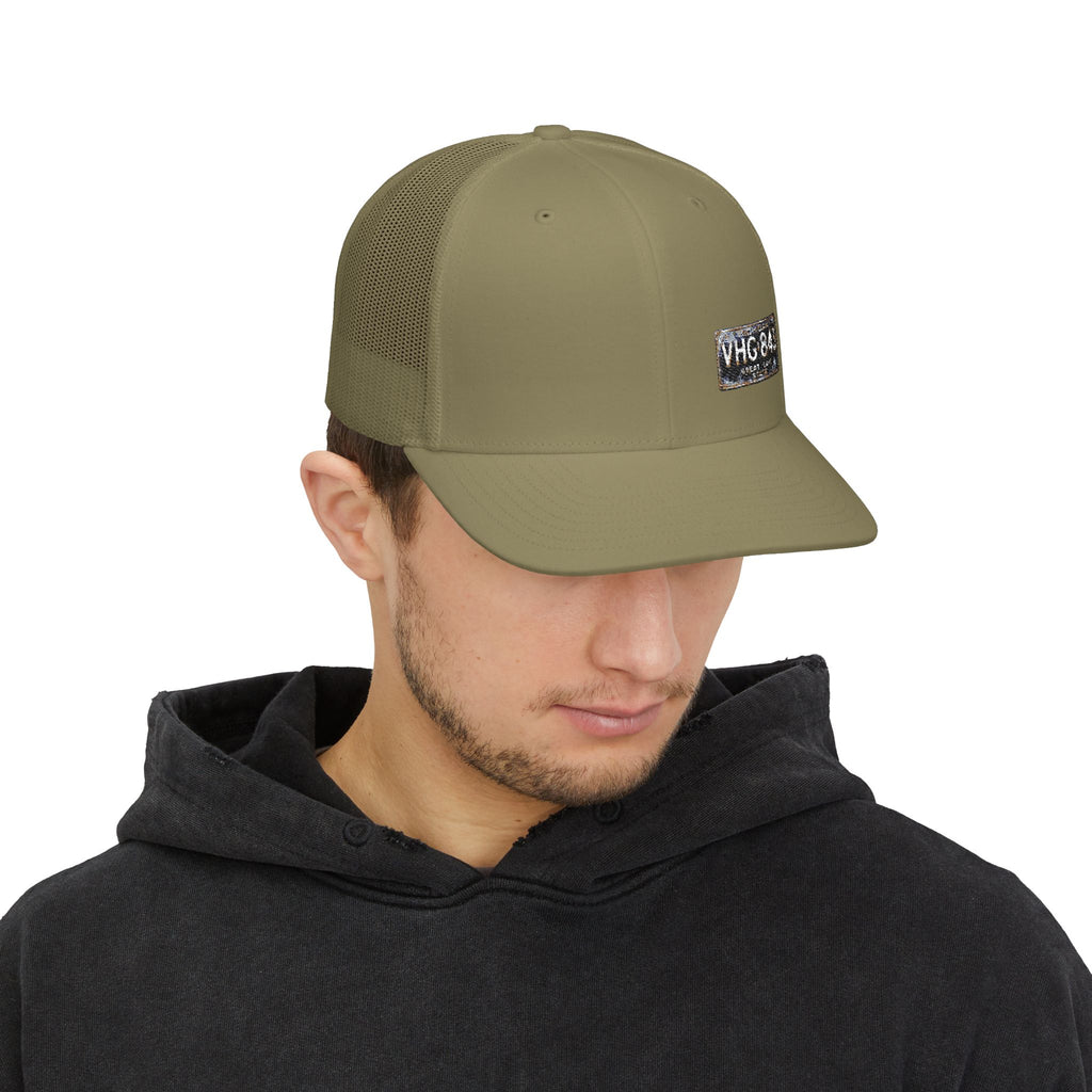 License Plate Embroidered "MICHIGAN" Trucker Cap