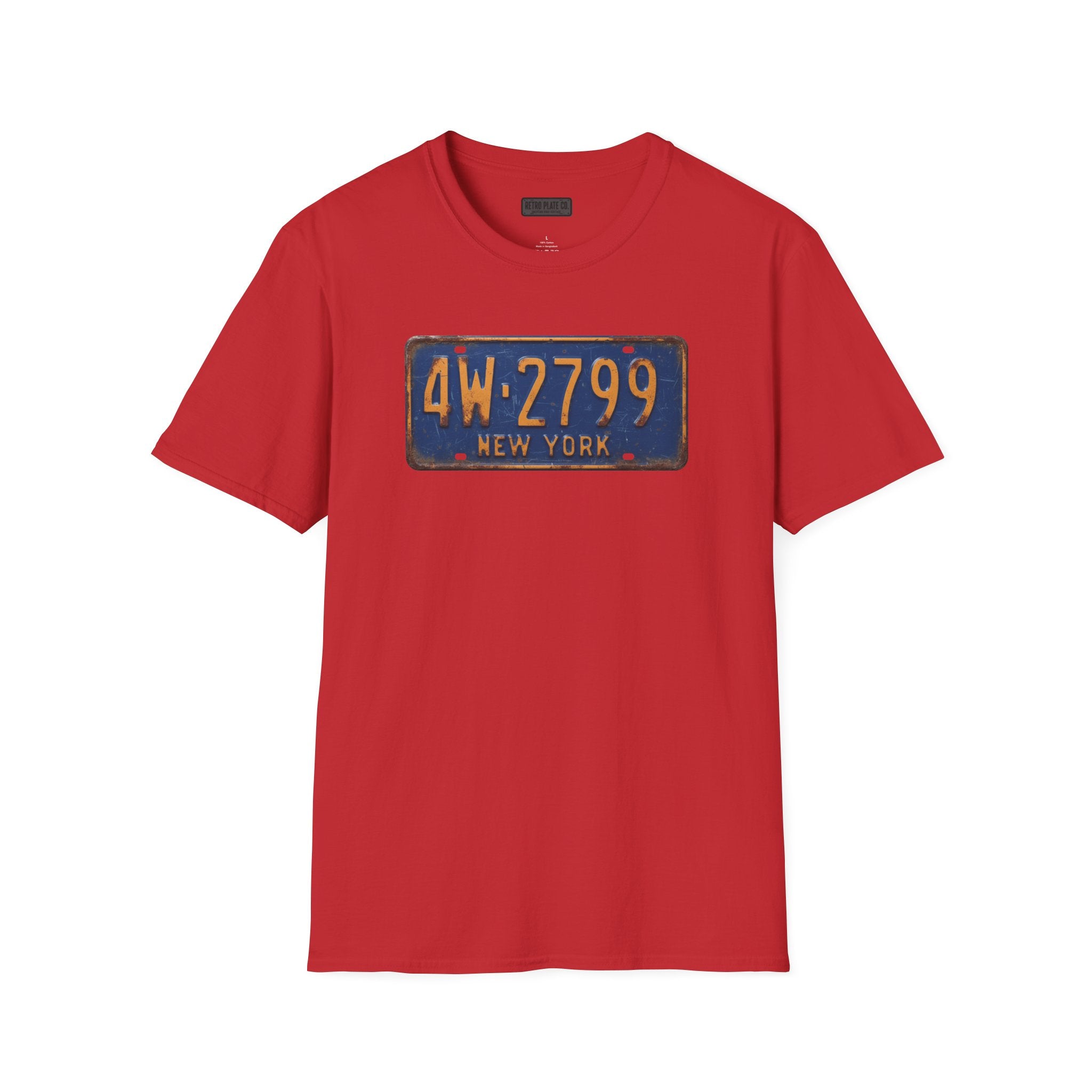 Vintage New York License Plate T-Shirt | Retro Plate