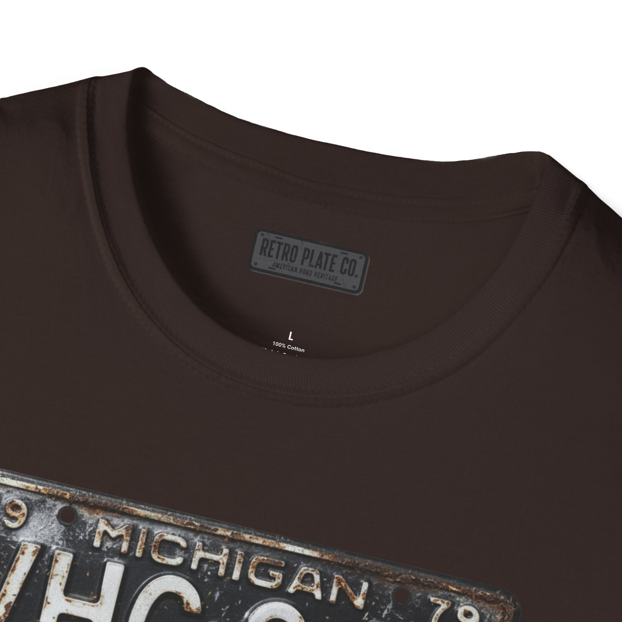 Vintage Michigan License Plate T-Shirt | Retro Plate