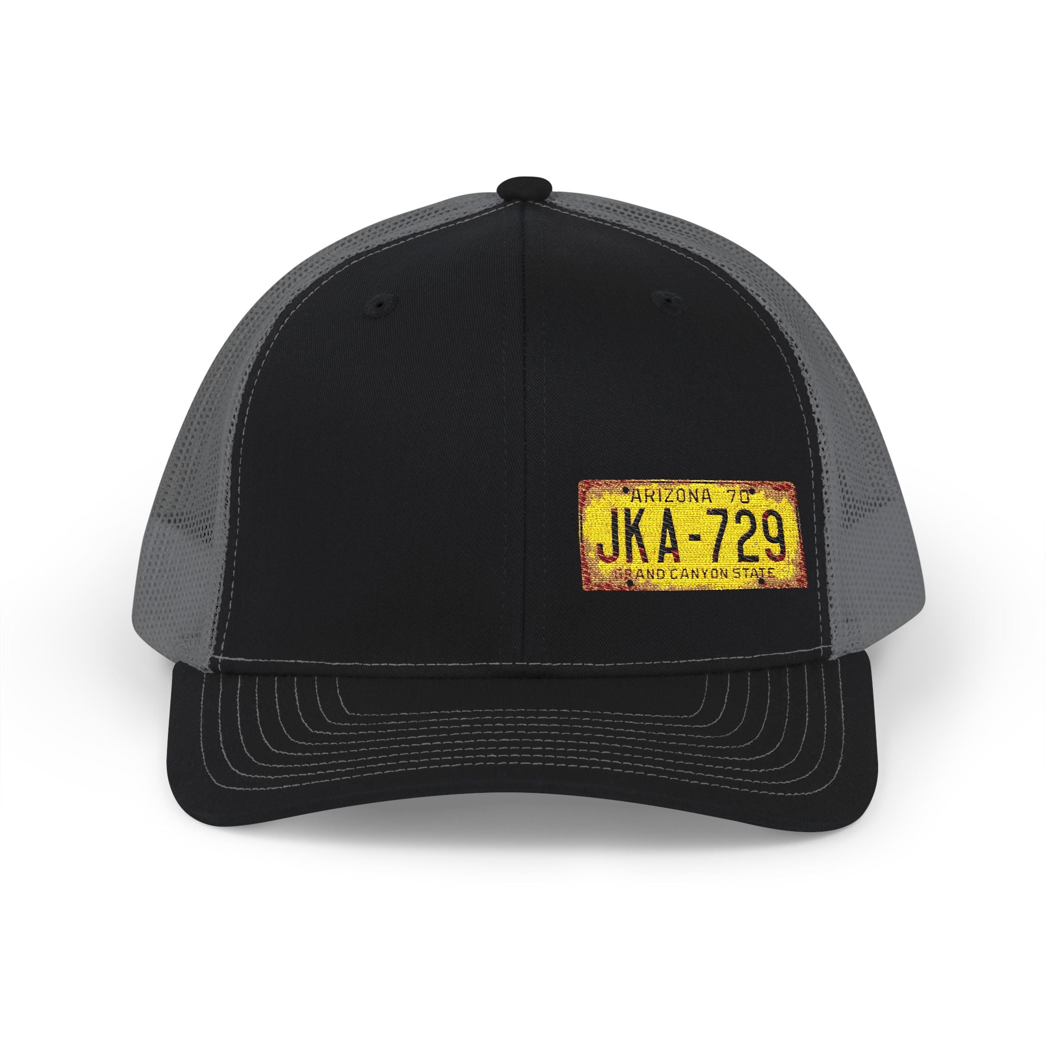 License Plate Embroidered "ARIZONA" Trucker Cap