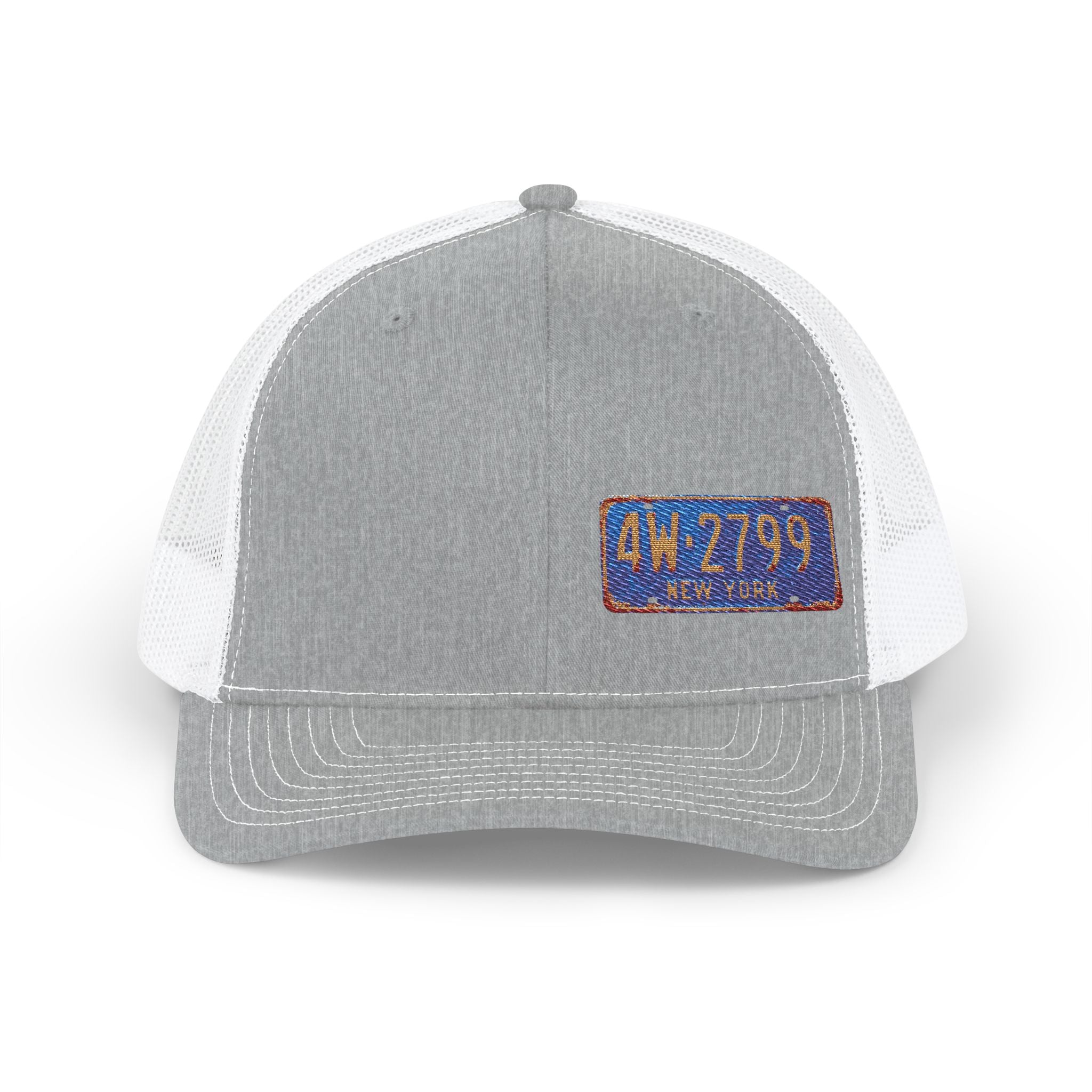 License Plate Embroidered "NEW YORK" Trucker Cap
