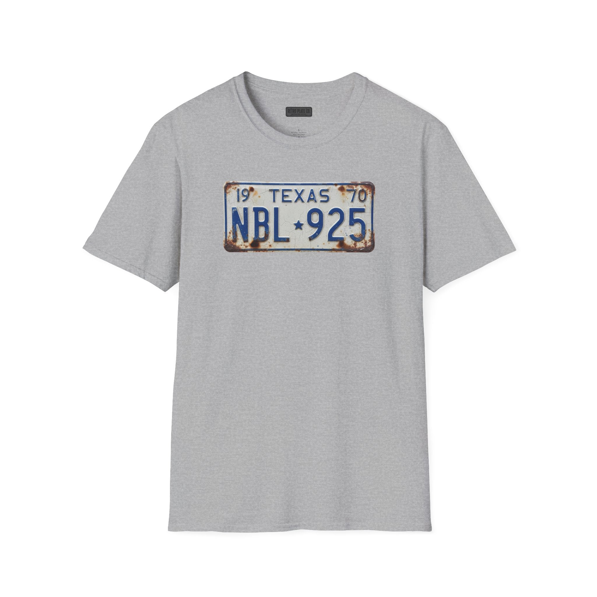 Vintage Texas License Plate T-Shirt | Retro Plate