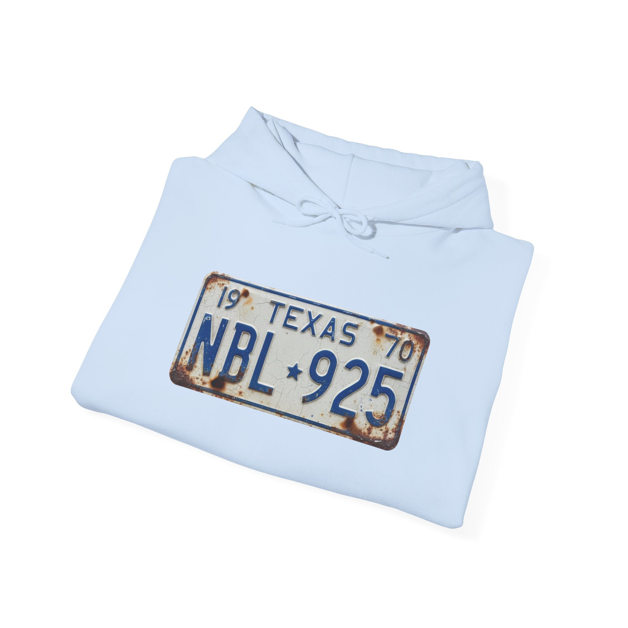 Vintage Texas License Plate Hoodie
